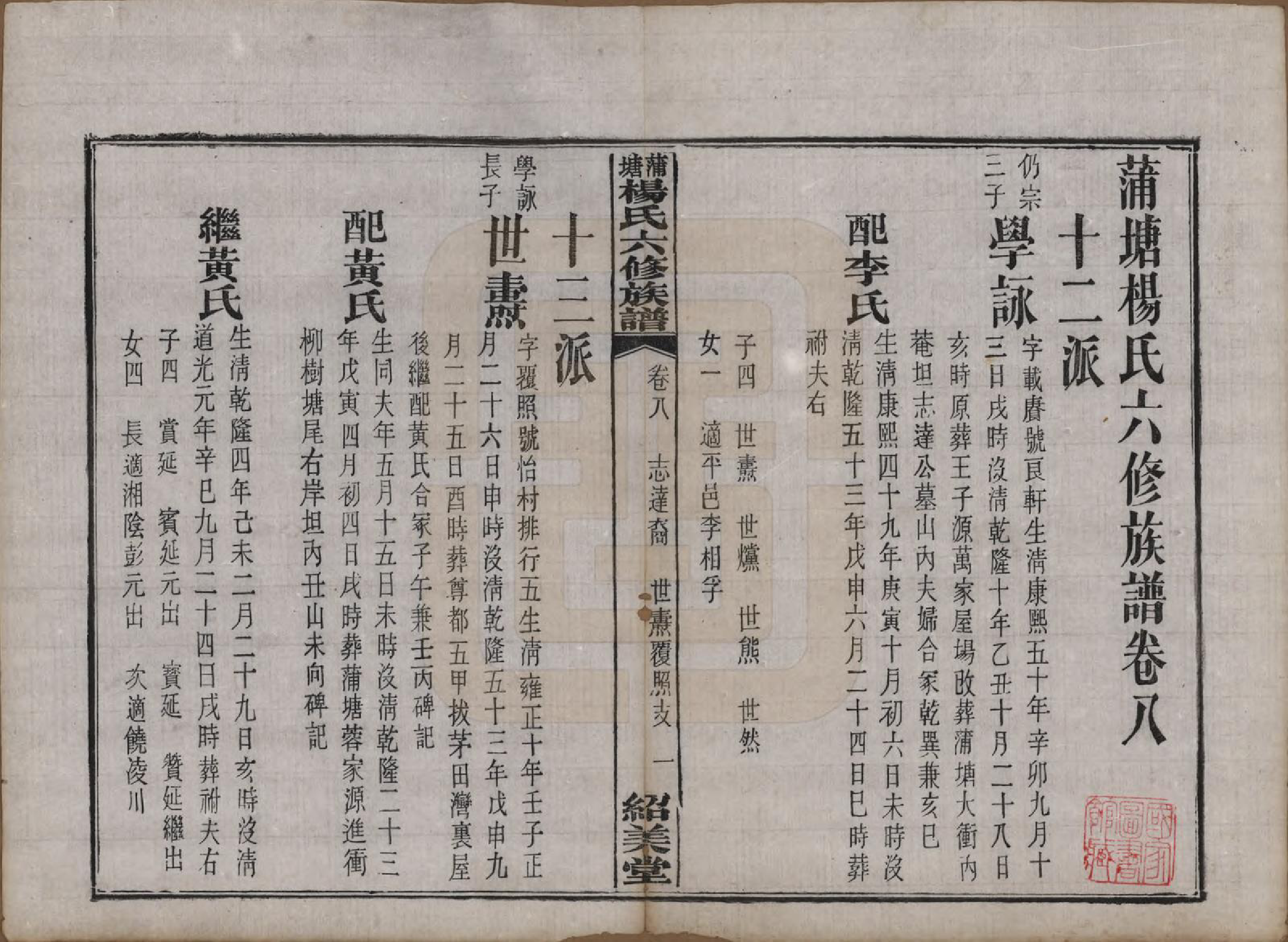 GTJP1941.杨.湖南长沙.蒲塘杨氏六修族谱.民国18年[1929]_008.pdf_第1页