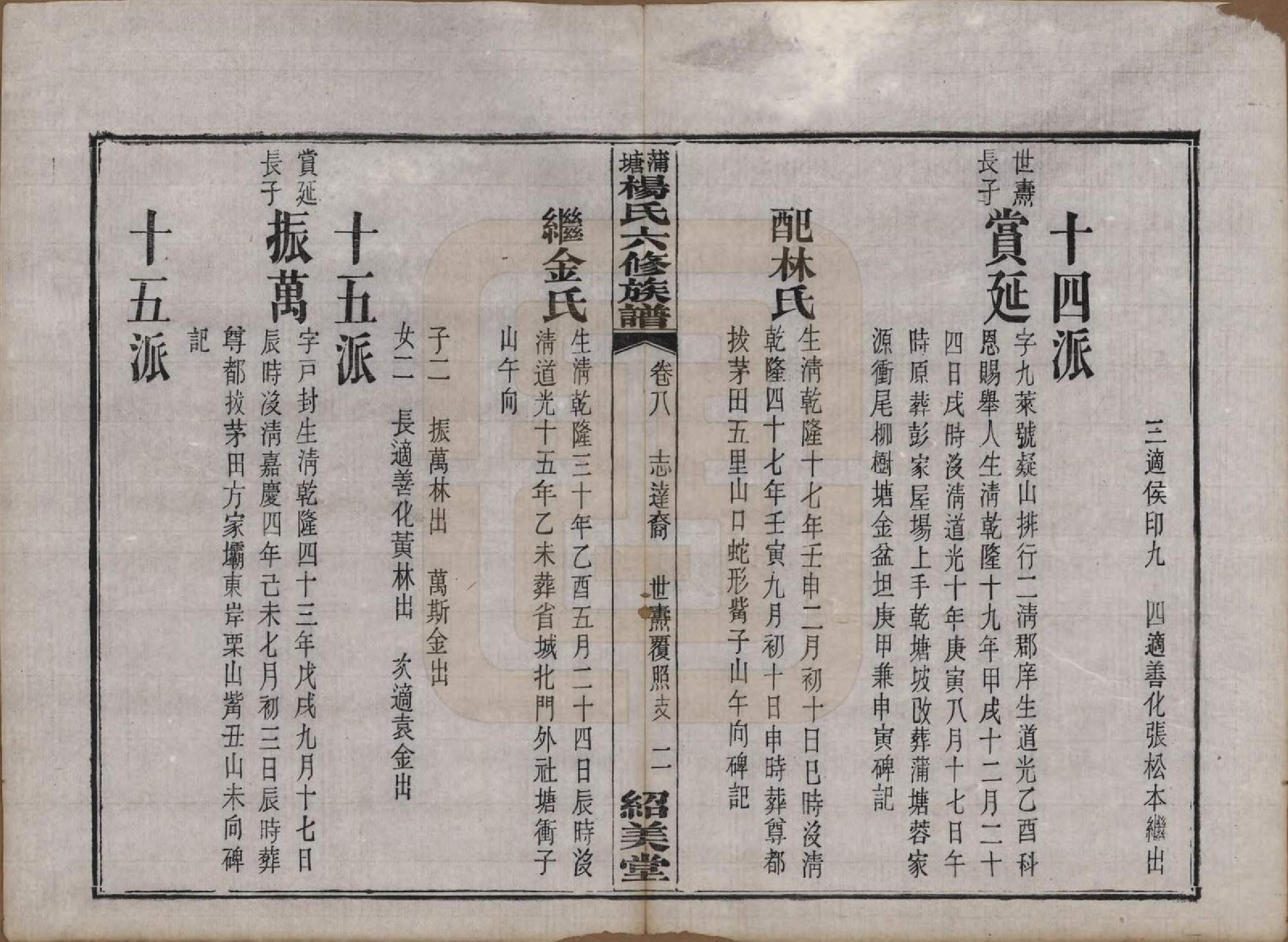 GTJP1941.杨.湖南长沙.蒲塘杨氏六修族谱.民国18年[1929]_008.pdf_第2页