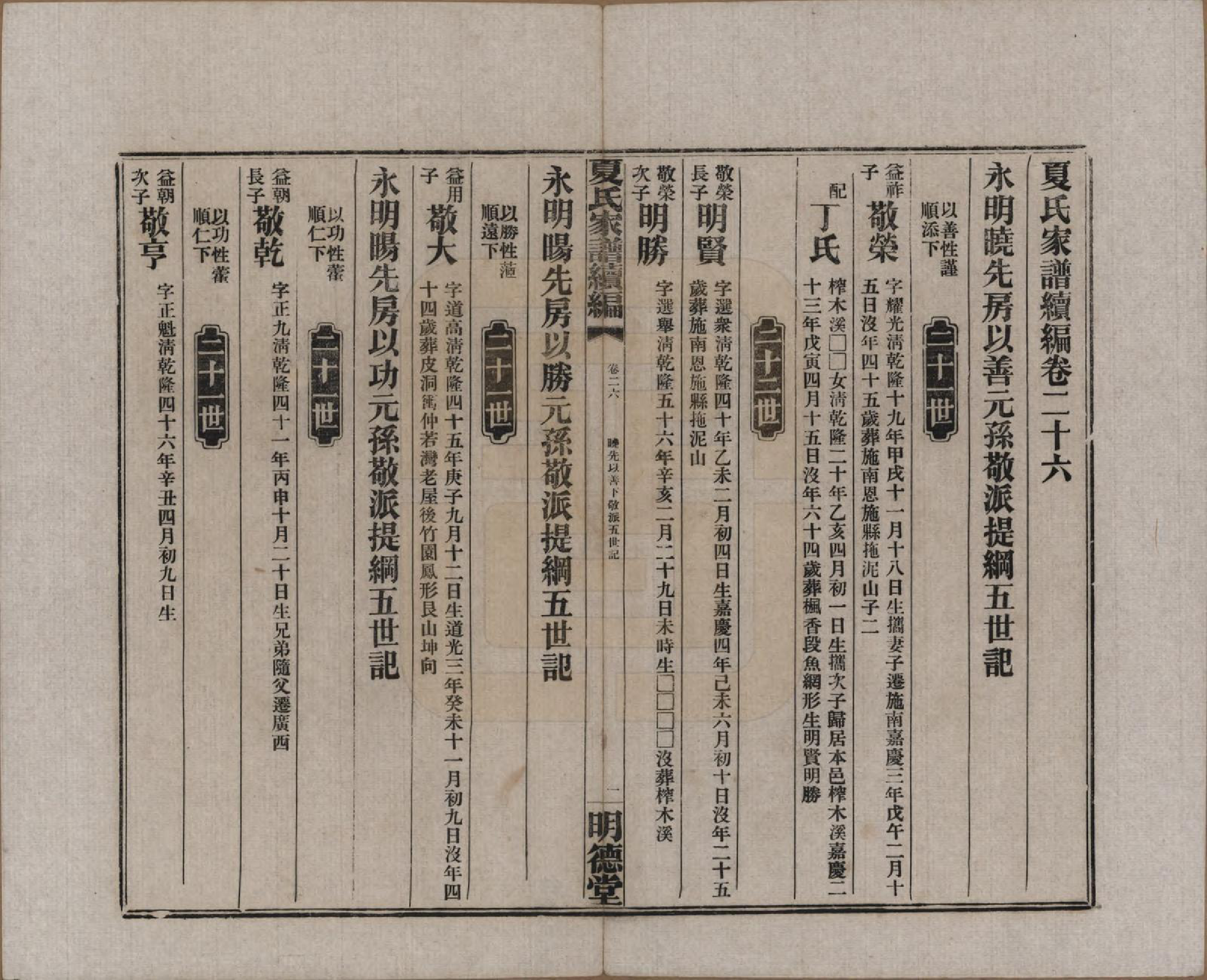 GTJP1725.夏.湖南益阳.夏氏族谱续编.民国二十年(1931)_026.pdf_第1页