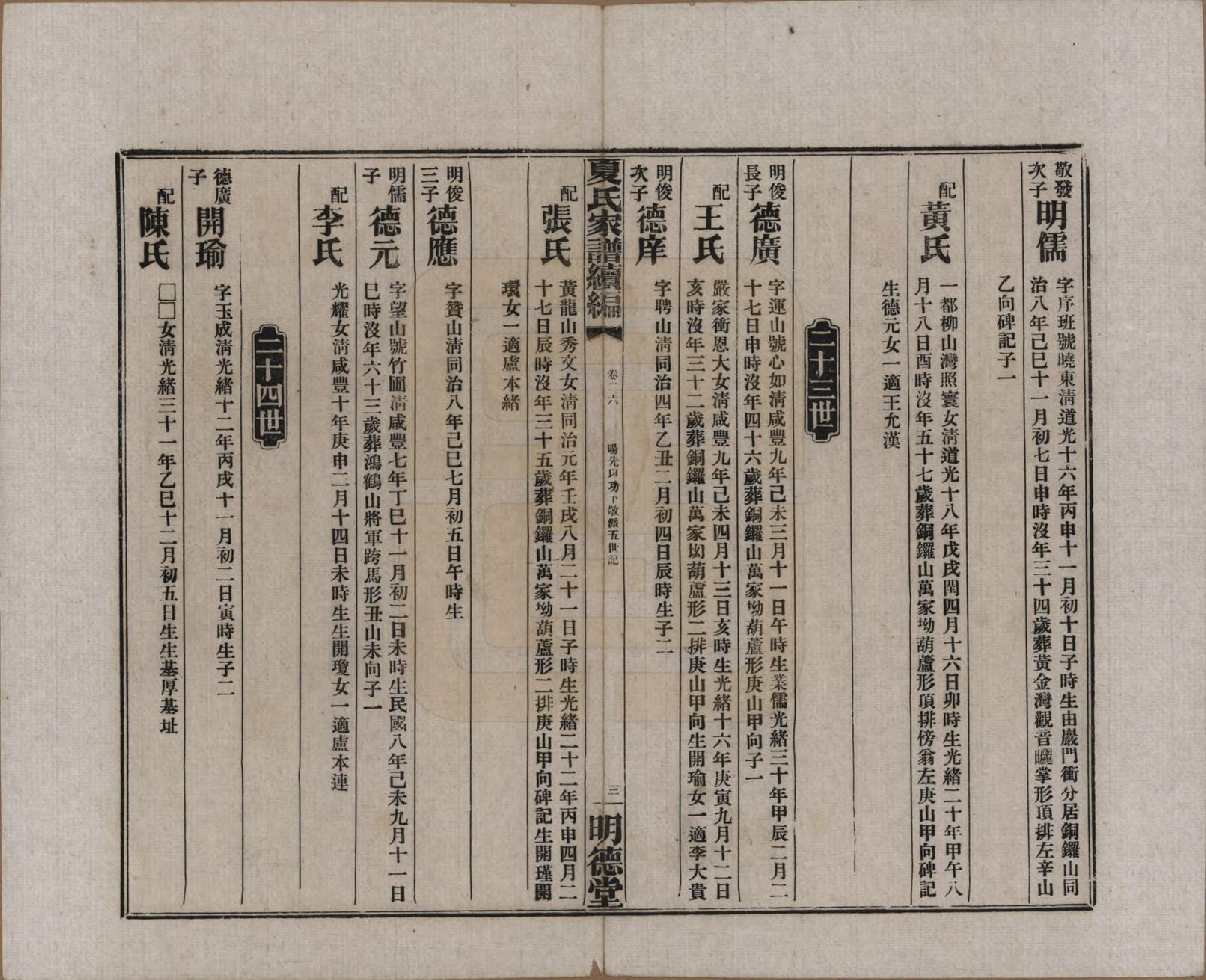 GTJP1725.夏.湖南益阳.夏氏族谱续编.民国二十年(1931)_026.pdf_第3页