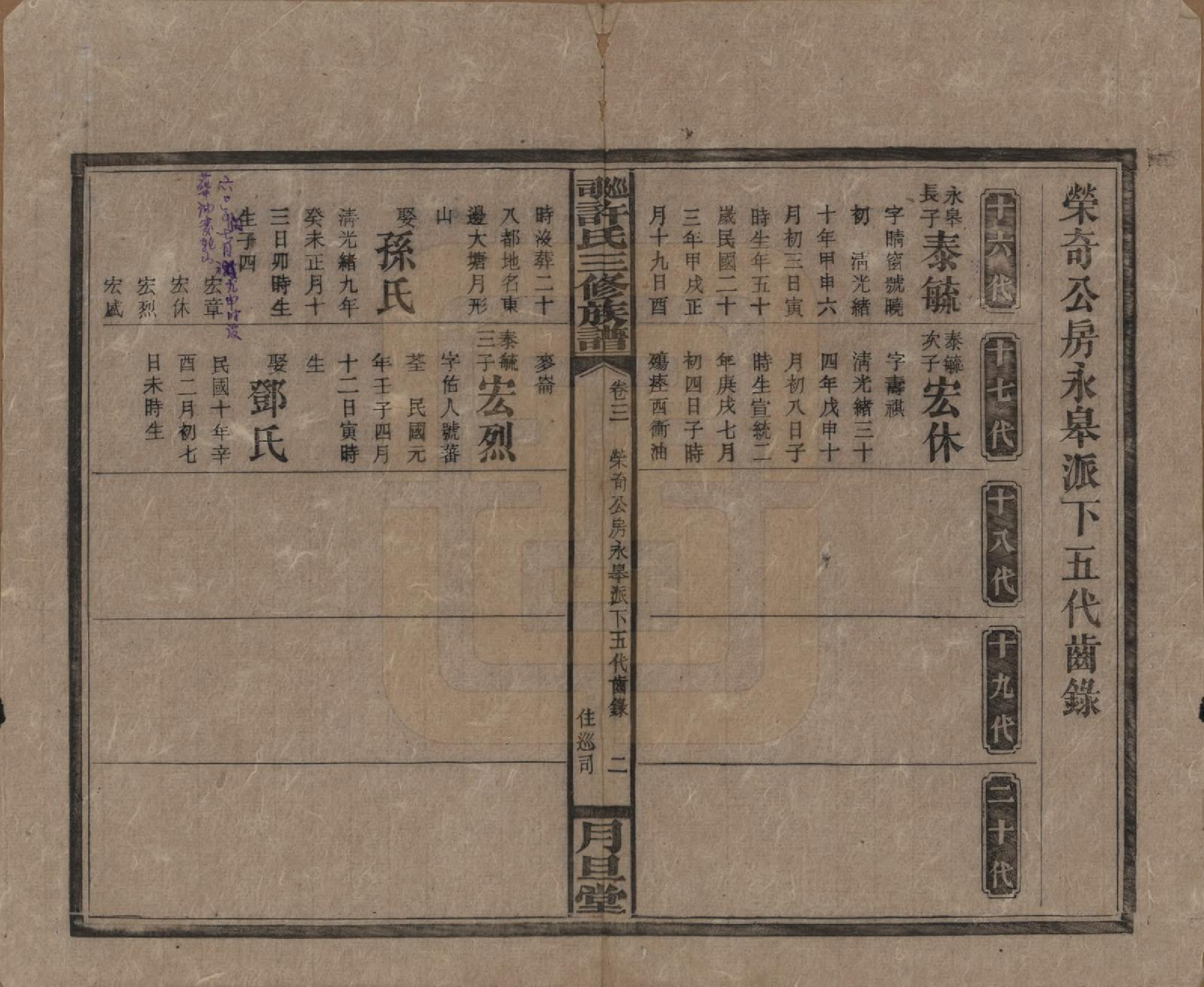 GTJP1901.许.湖南.上湘许氏三修族谱.民国32年（1943）_003.pdf_第2页