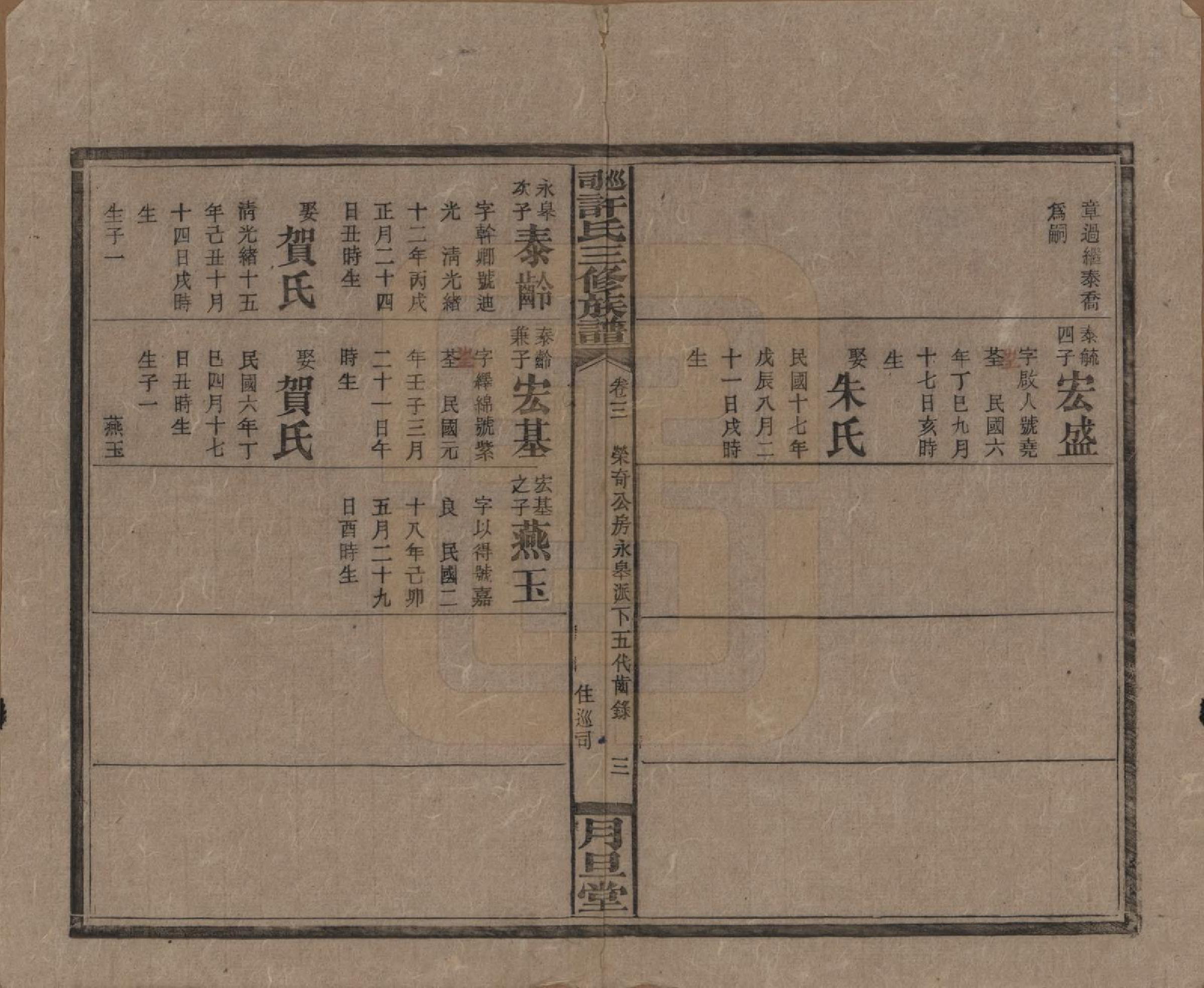 GTJP1901.许.湖南.上湘许氏三修族谱.民国32年（1943）_003.pdf_第3页