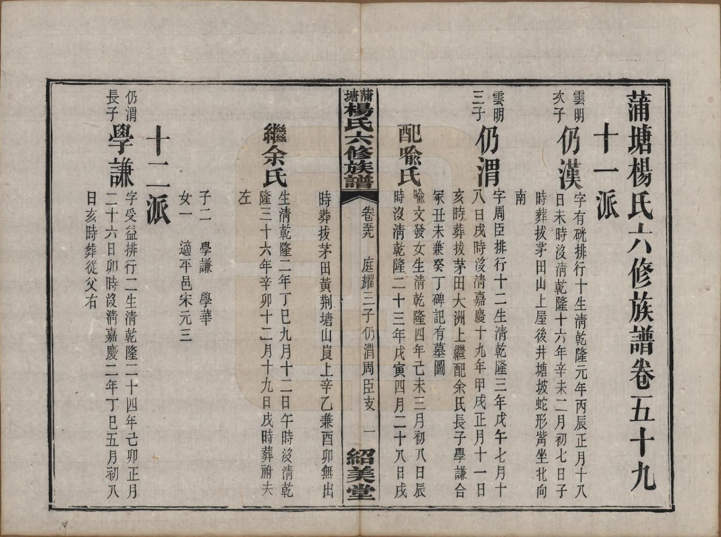 GTJP1941.杨.湖南长沙.蒲塘杨氏六修族谱.民国18年[1929]_059.pdf_第1页