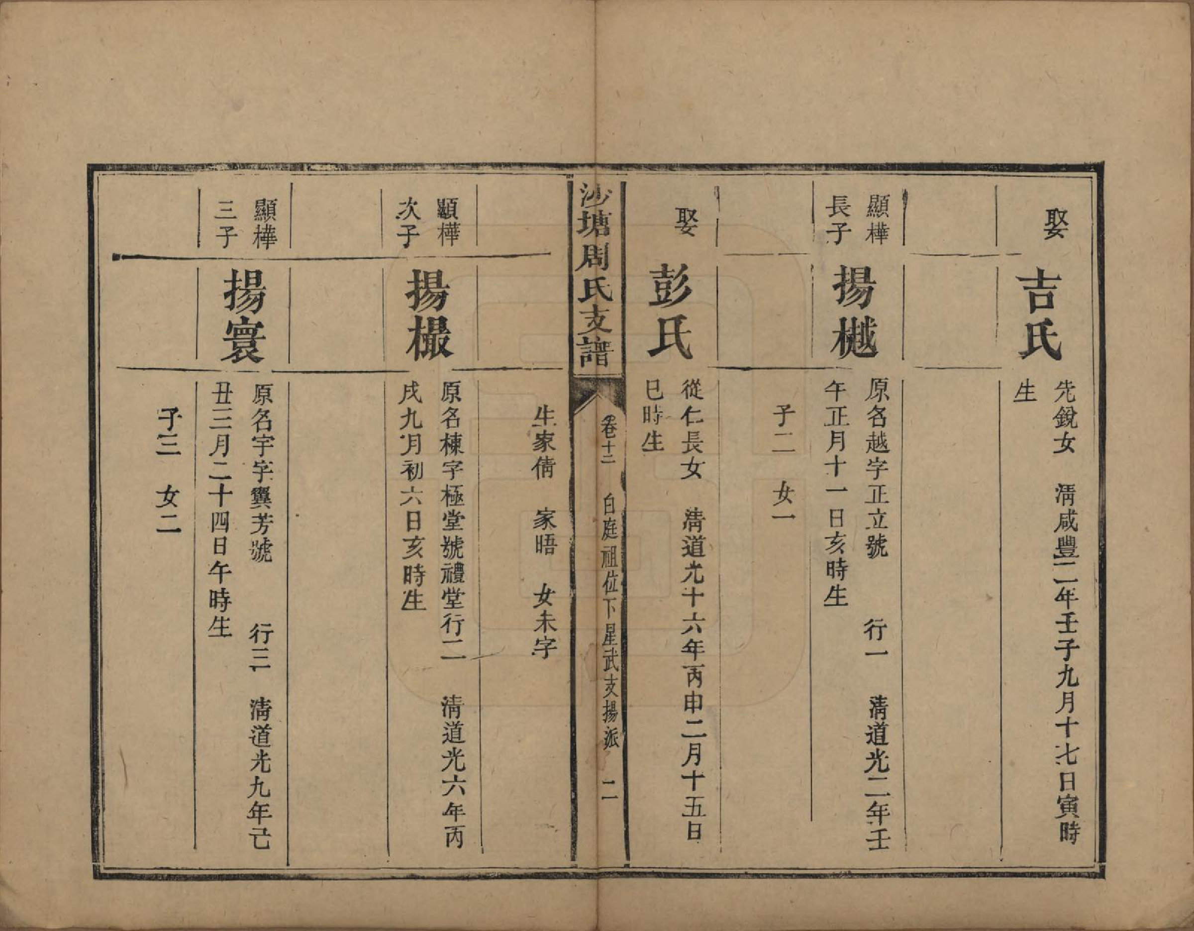 GTJP2349.周.湖南.中湘沙塘周氏支谱十三卷.清同治五年（1866）_012.pdf_第2页