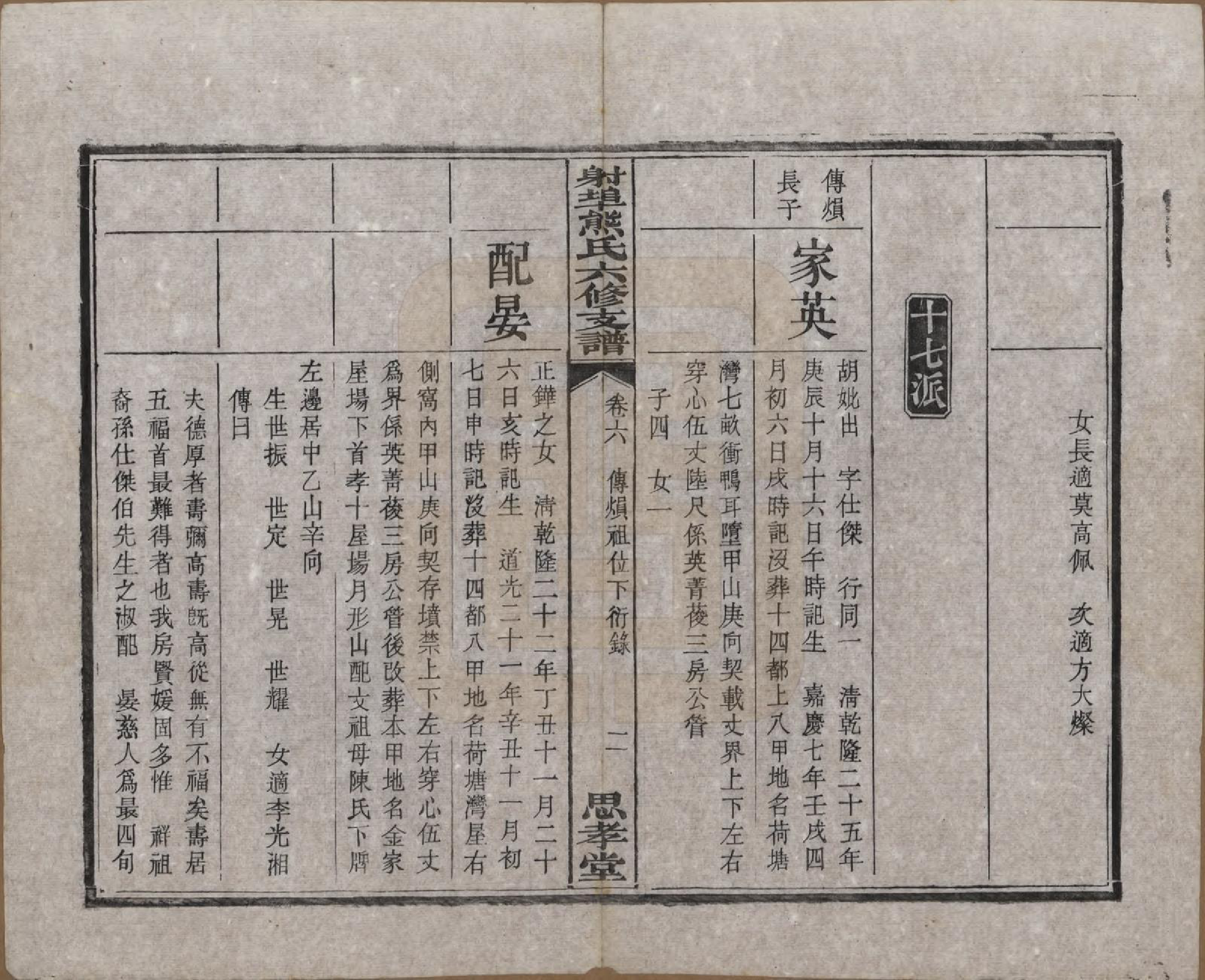 GTJP1806.熊.湖南湘潭.中湘射埠熊氏六修支谱十八卷.民国三年（1914）_006.pdf_第2页