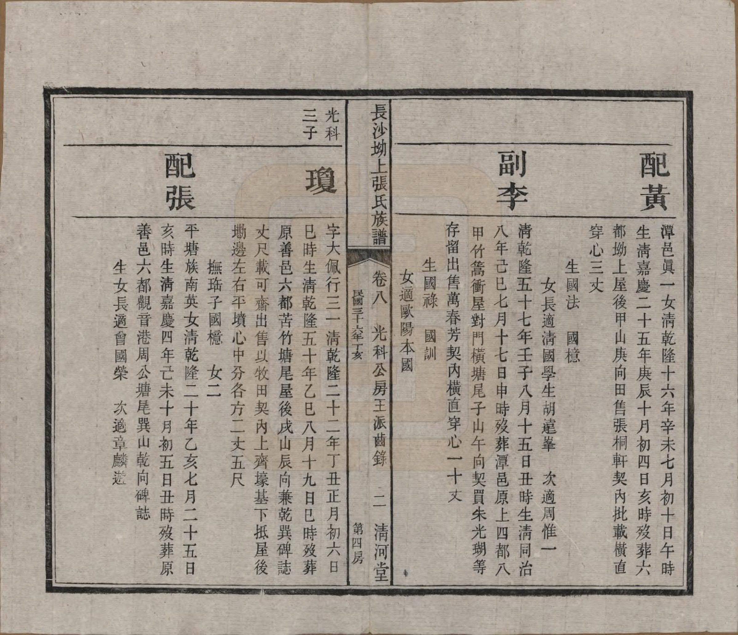 GTJP2110.张.湖南长沙.长沙坳上张氏族谱.民国三十六年(1947)_008.pdf_第3页