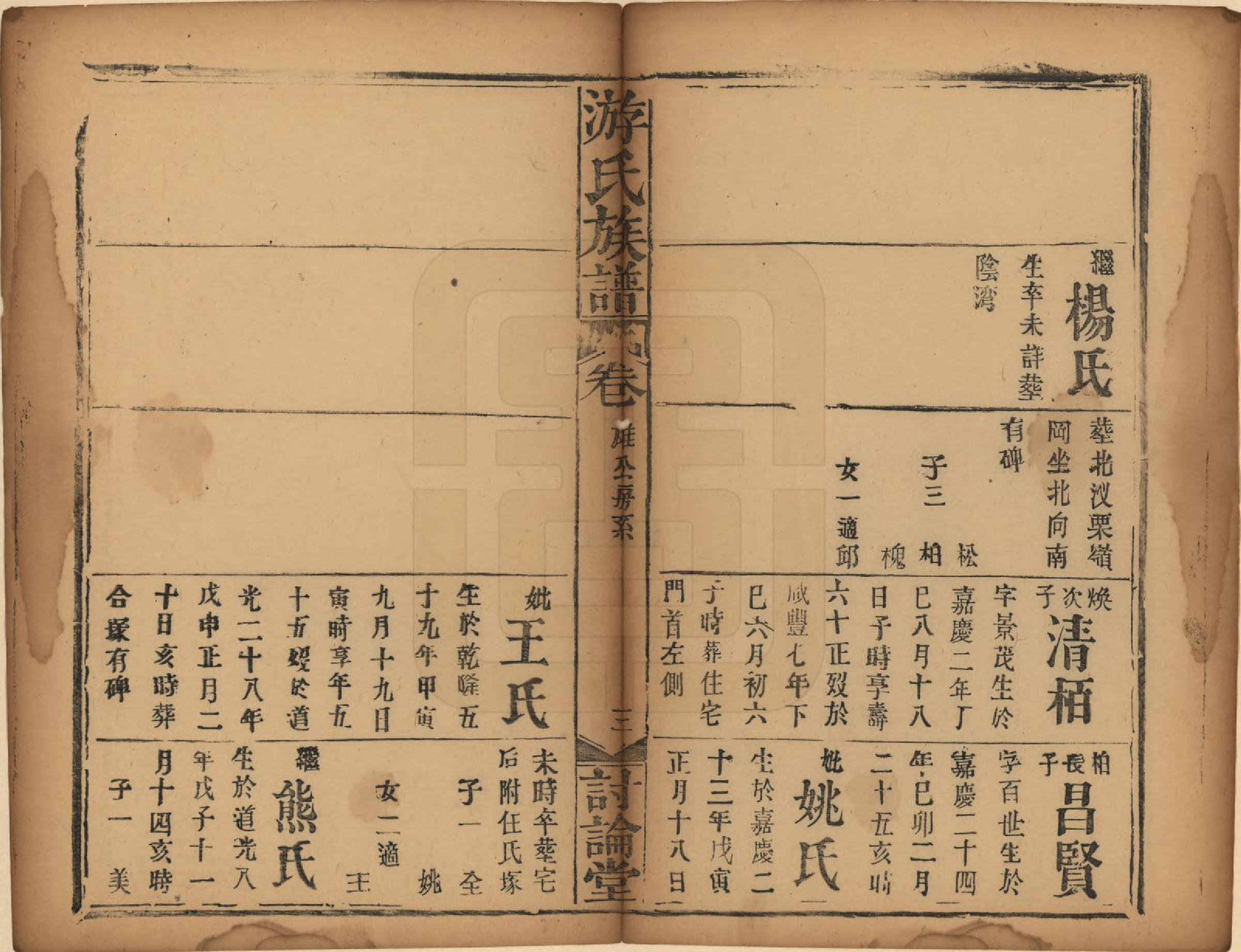 GTJP2027.游.湖南.游氏族谱.清光绪2年[1876]_004.pdf_第3页