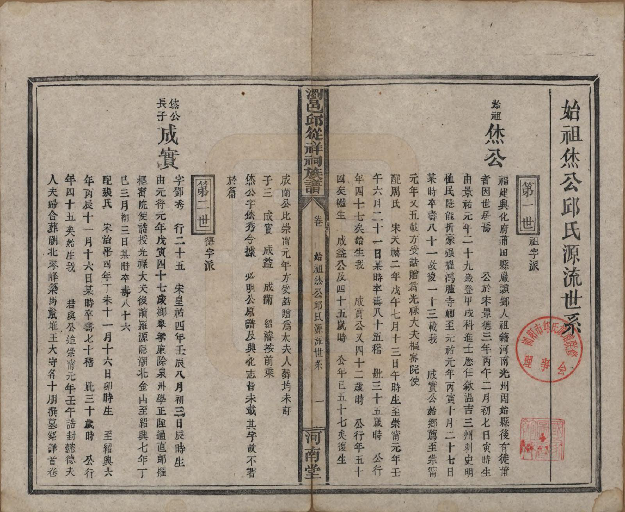 GTJP1209.邱.湖南浏阳.浏邑邱从祥祠族谱.清光绪三十年(1904)_002.pdf_第1页