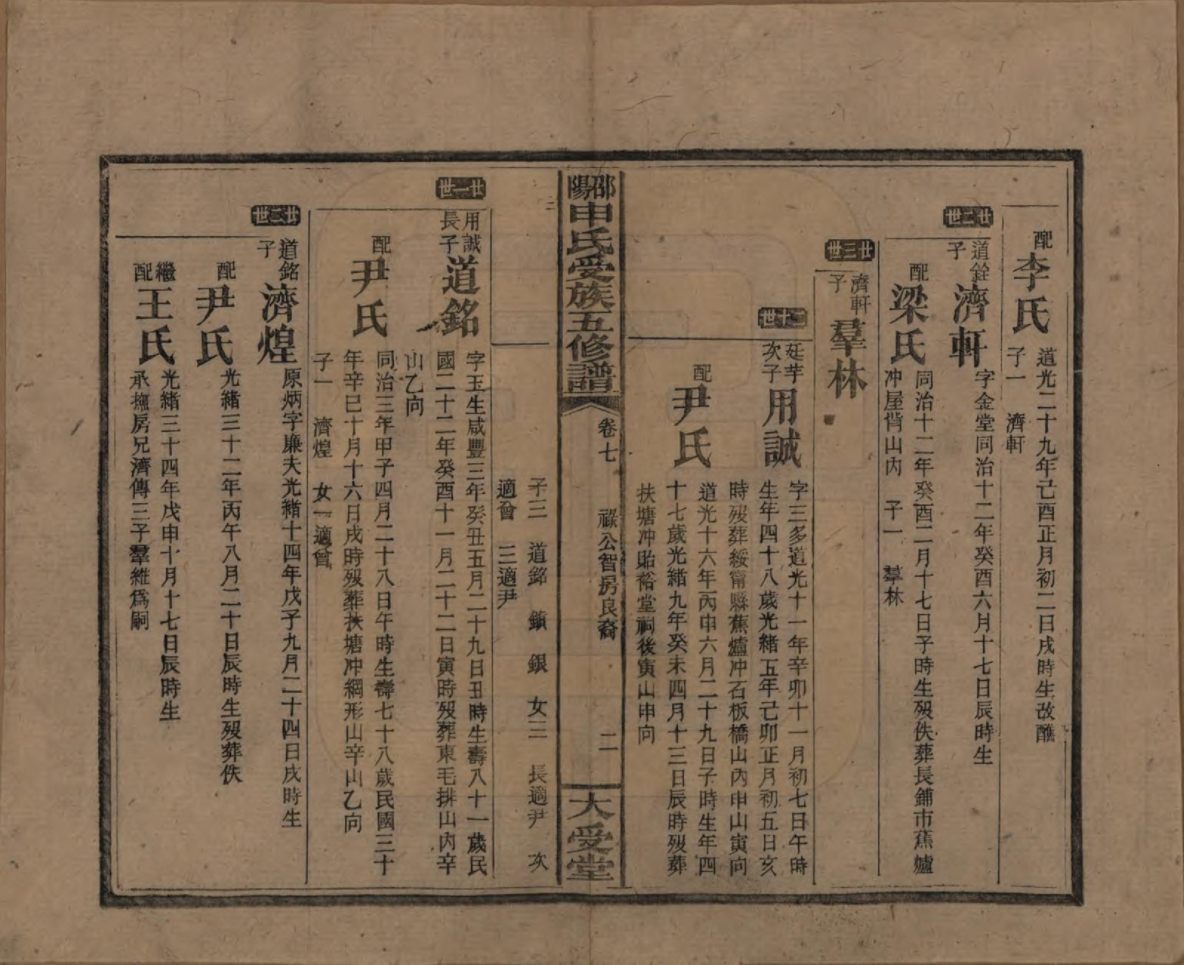 GTJP1251.申.湖南邵阳.邵阴申氏受族五修谱.民国31年(1942)_007.pdf_第2页