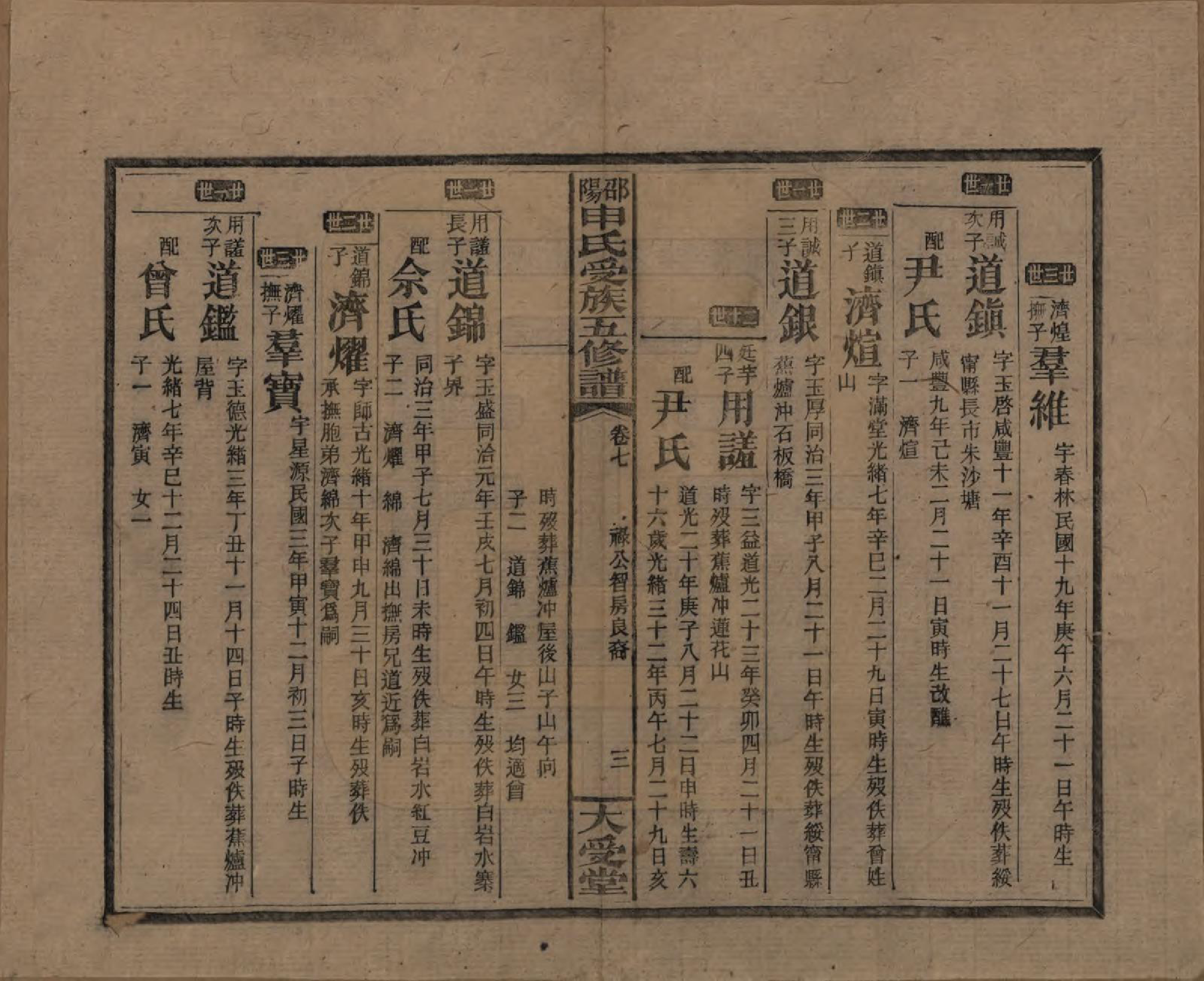 GTJP1251.申.湖南邵阳.邵阴申氏受族五修谱.民国31年(1942)_007.pdf_第3页