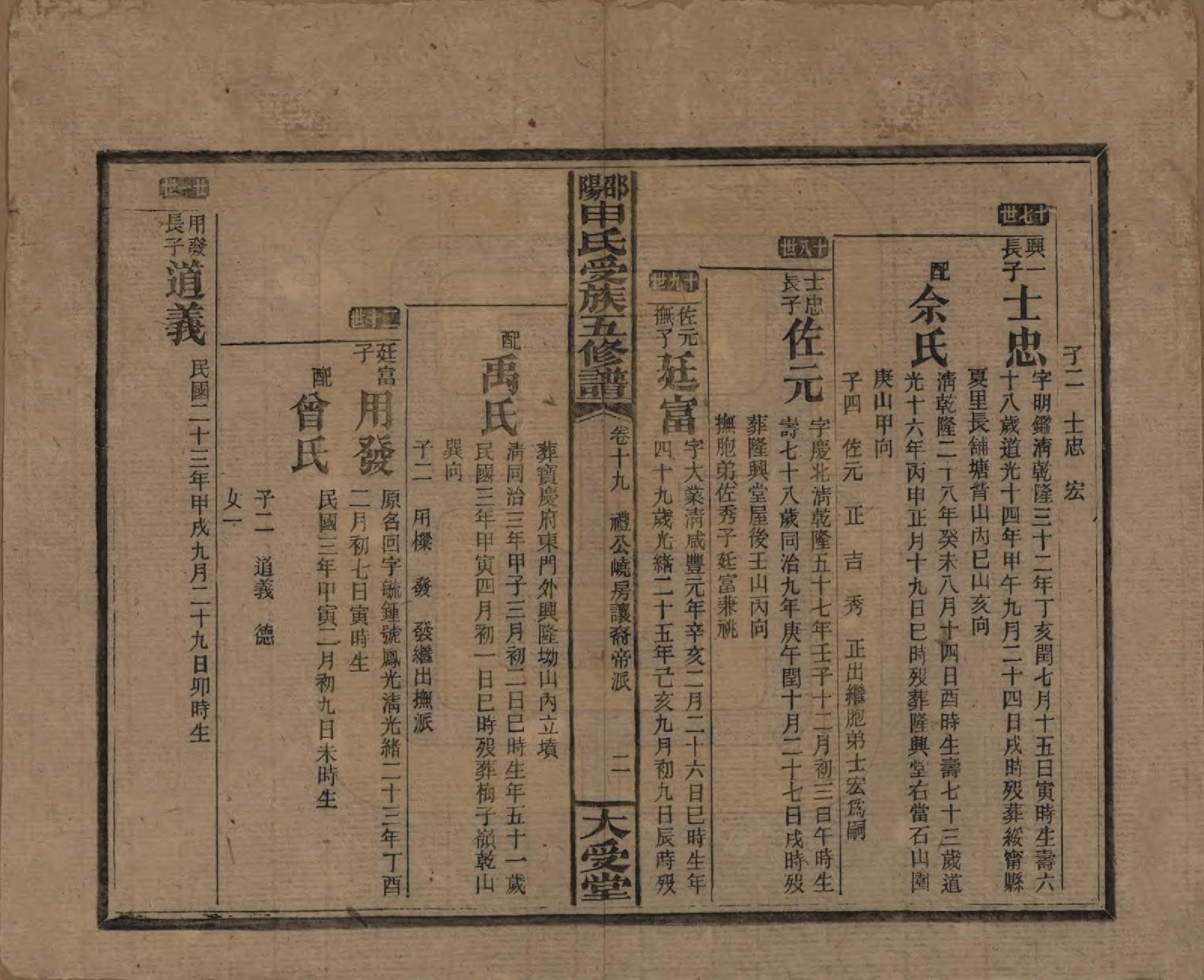 GTJP1251.申.湖南邵阳.邵阴申氏受族五修谱.民国31年(1942)_019.pdf_第2页