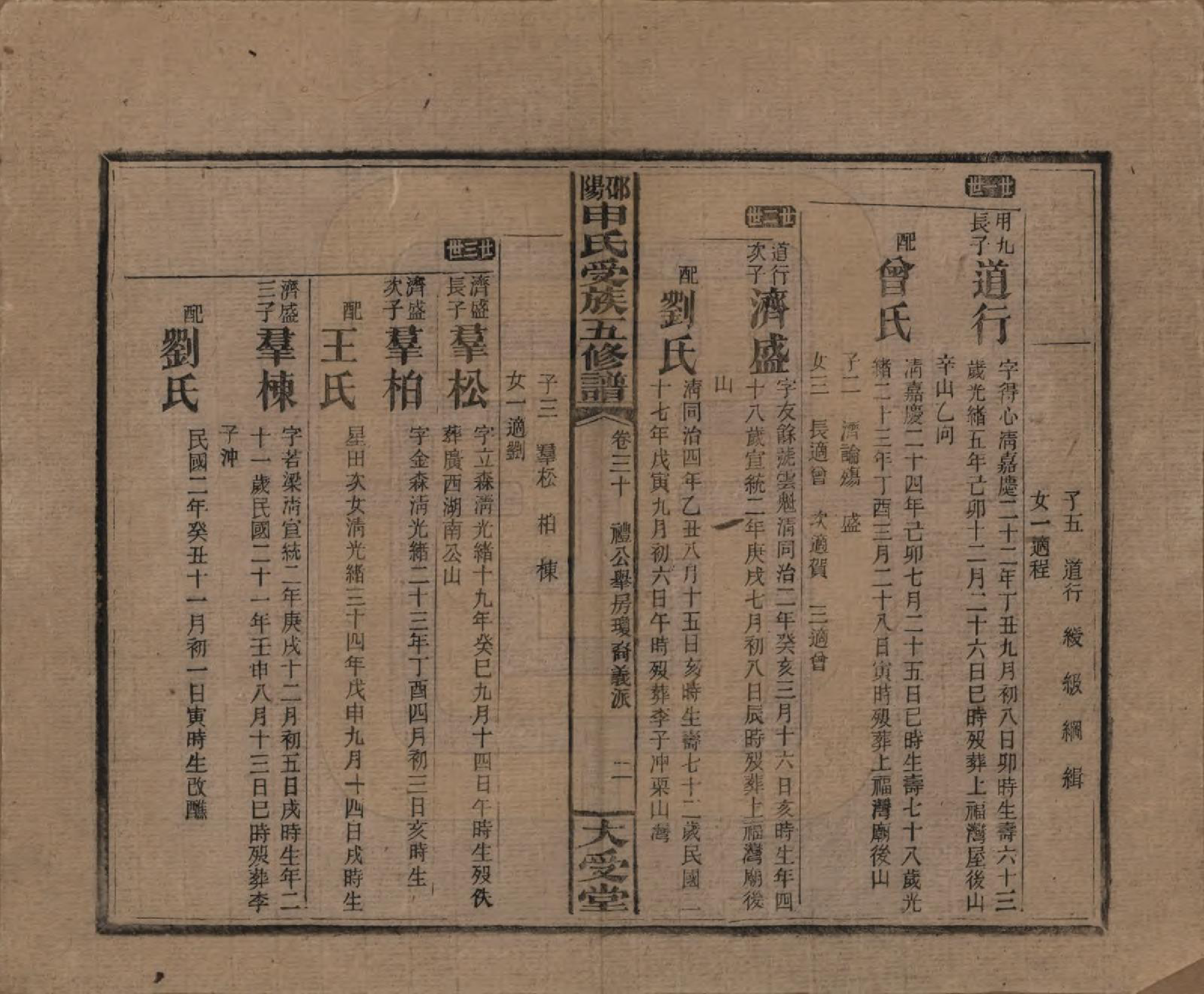 GTJP1251.申.湖南邵阳.邵阴申氏受族五修谱.民国31年(1942)_030.pdf_第2页