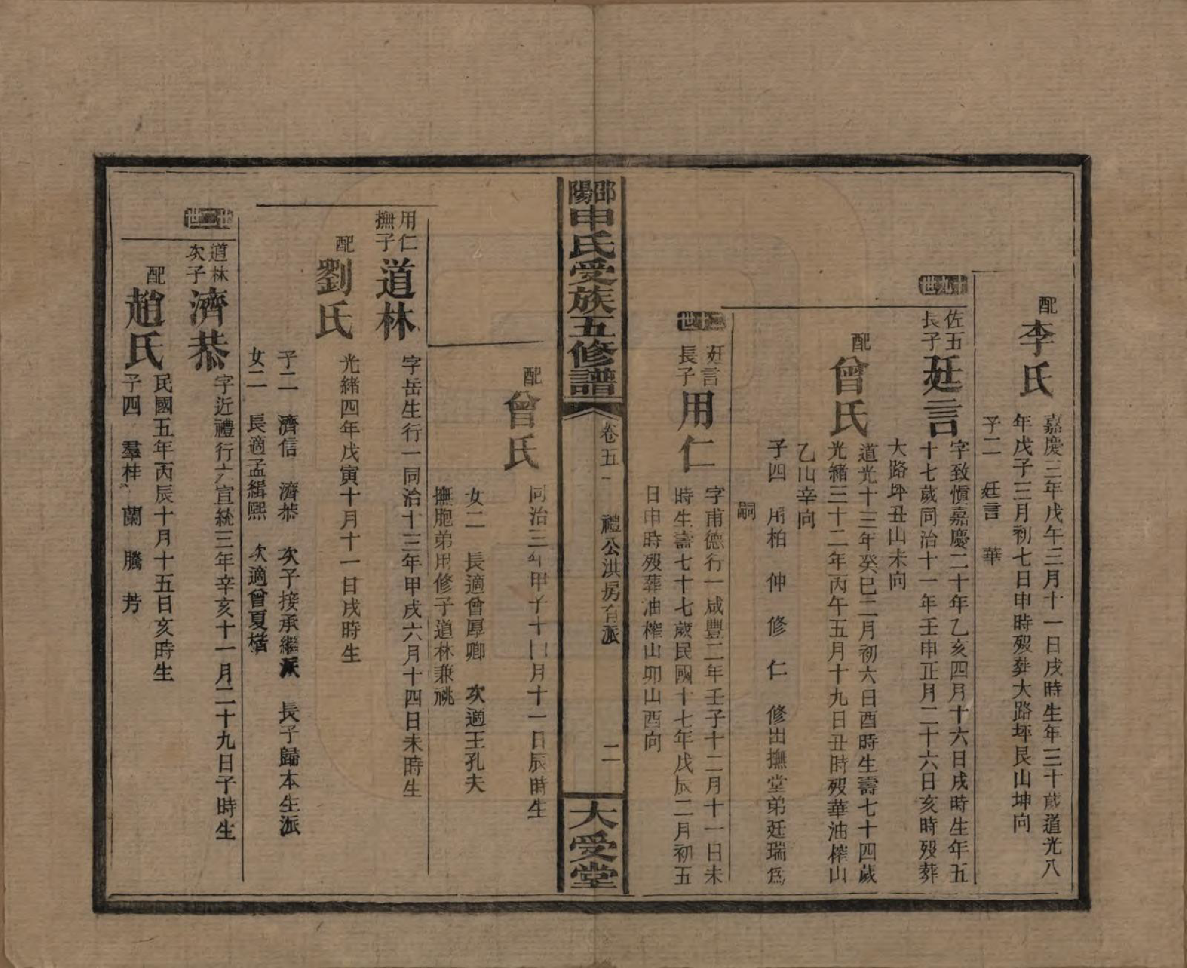 GTJP1251.申.湖南邵阳.邵阴申氏受族五修谱.民国31年(1942)_051.pdf_第2页