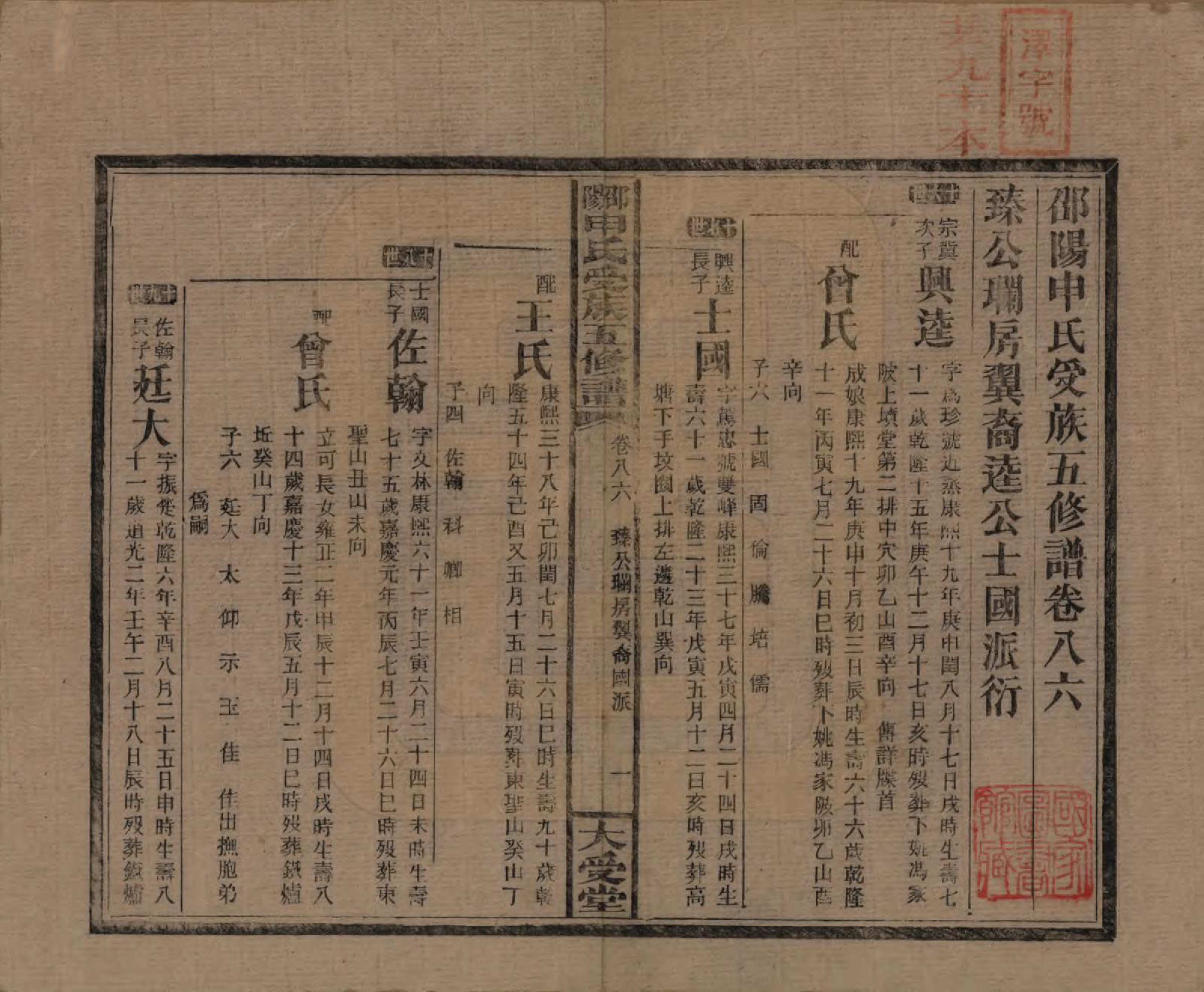 GTJP1251.申.湖南邵阳.邵阴申氏受族五修谱.民国31年(1942)_086.pdf_第1页