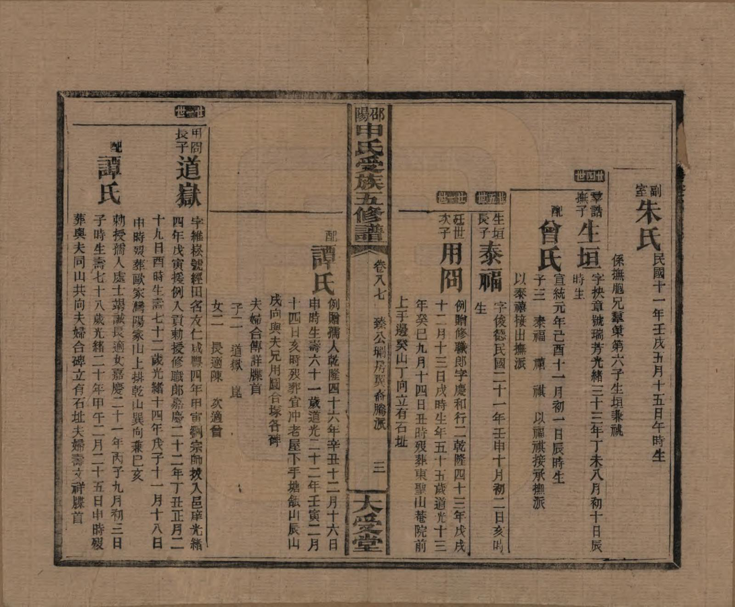 GTJP1251.申.湖南邵阳.邵阴申氏受族五修谱.民国31年(1942)_087.pdf_第3页