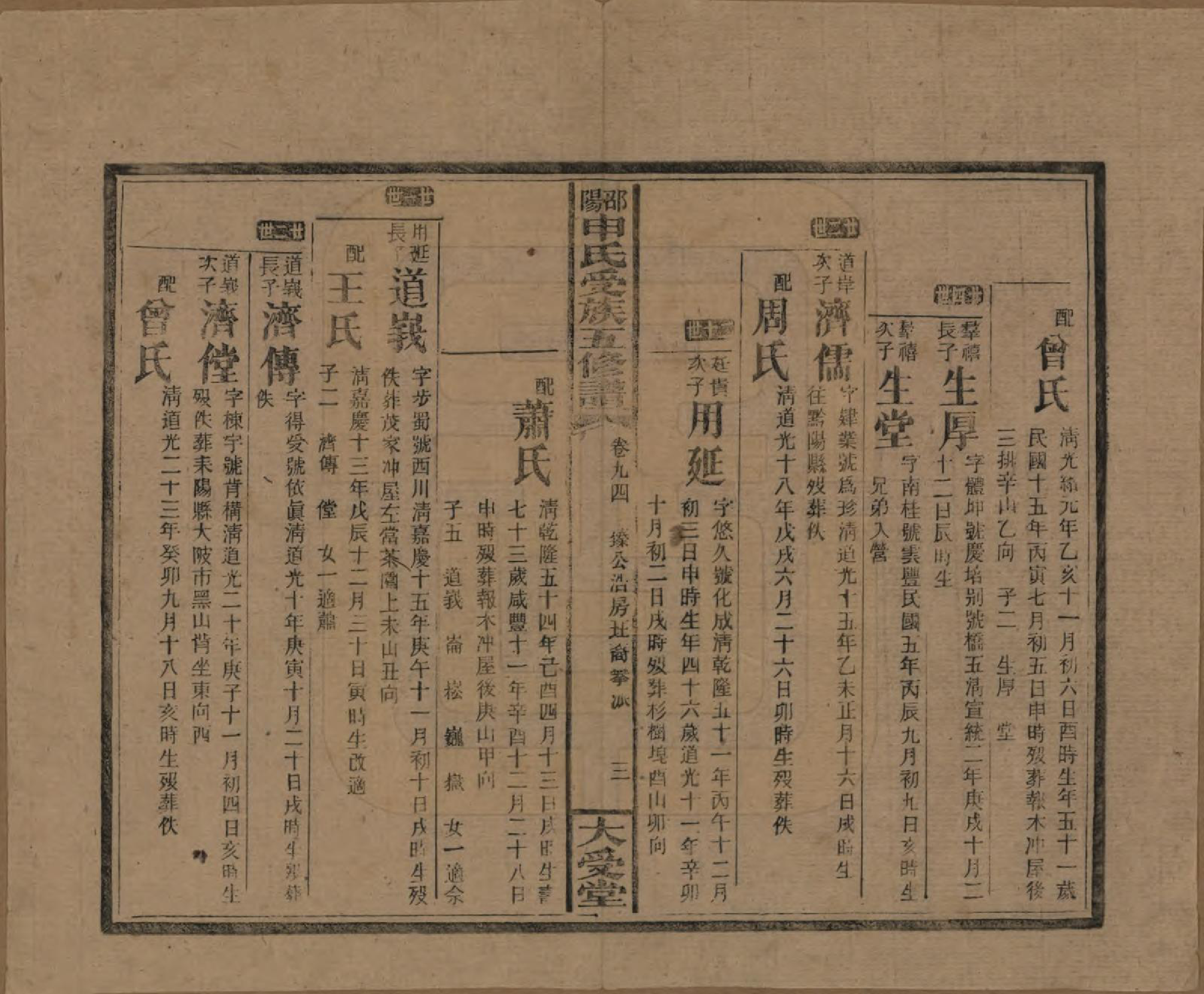 GTJP1251.申.湖南邵阳.邵阴申氏受族五修谱.民国31年(1942)_094.pdf_第2页