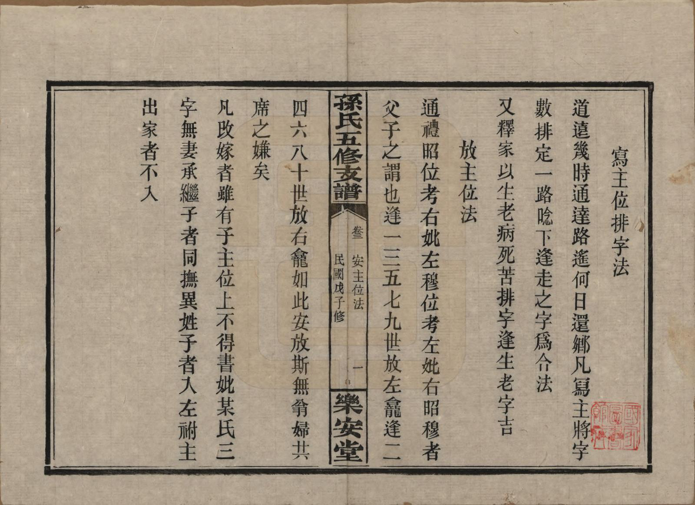 GTJP1340.孙.湖南长沙.孙氏支谱.民国37年[1948]_003.pdf_第2页