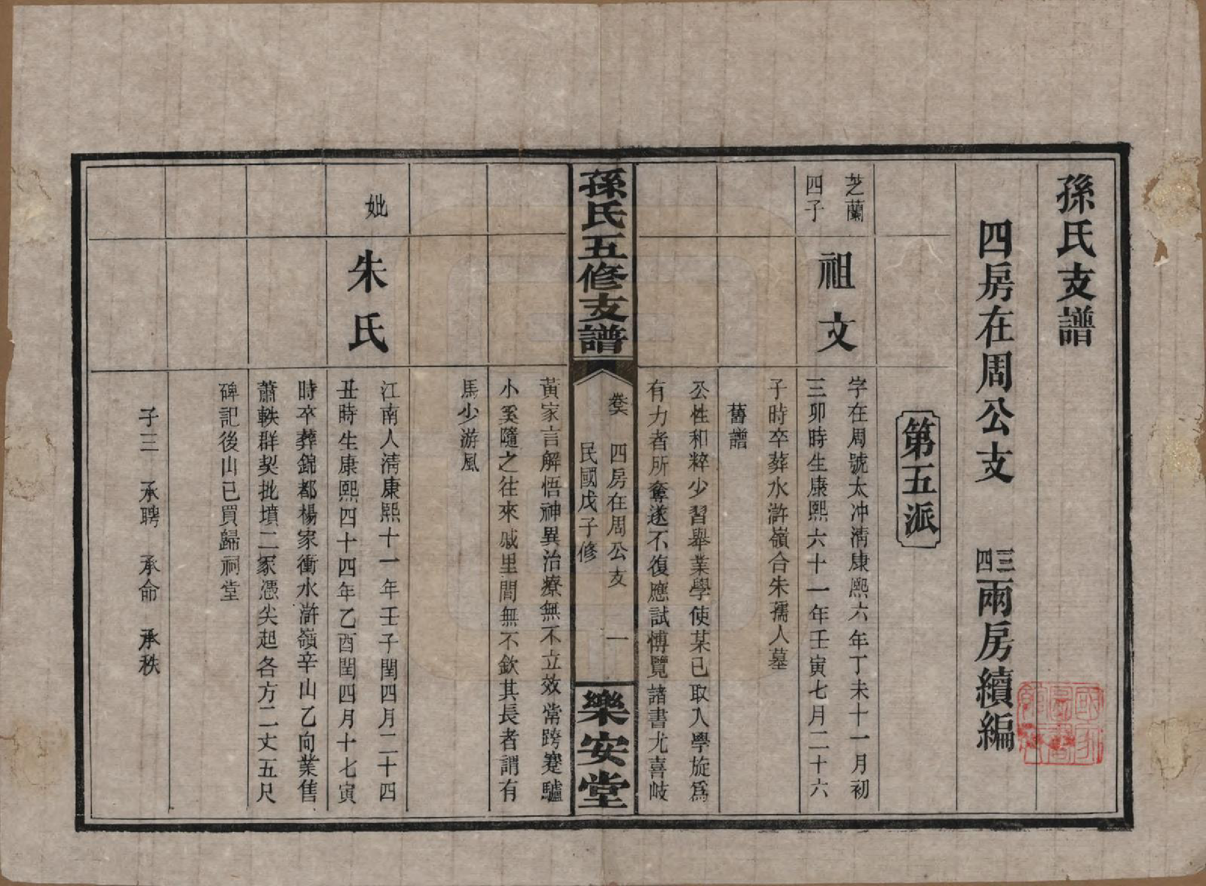 GTJP1340.孙.湖南长沙.孙氏支谱.民国37年[1948]_006.pdf_第3页