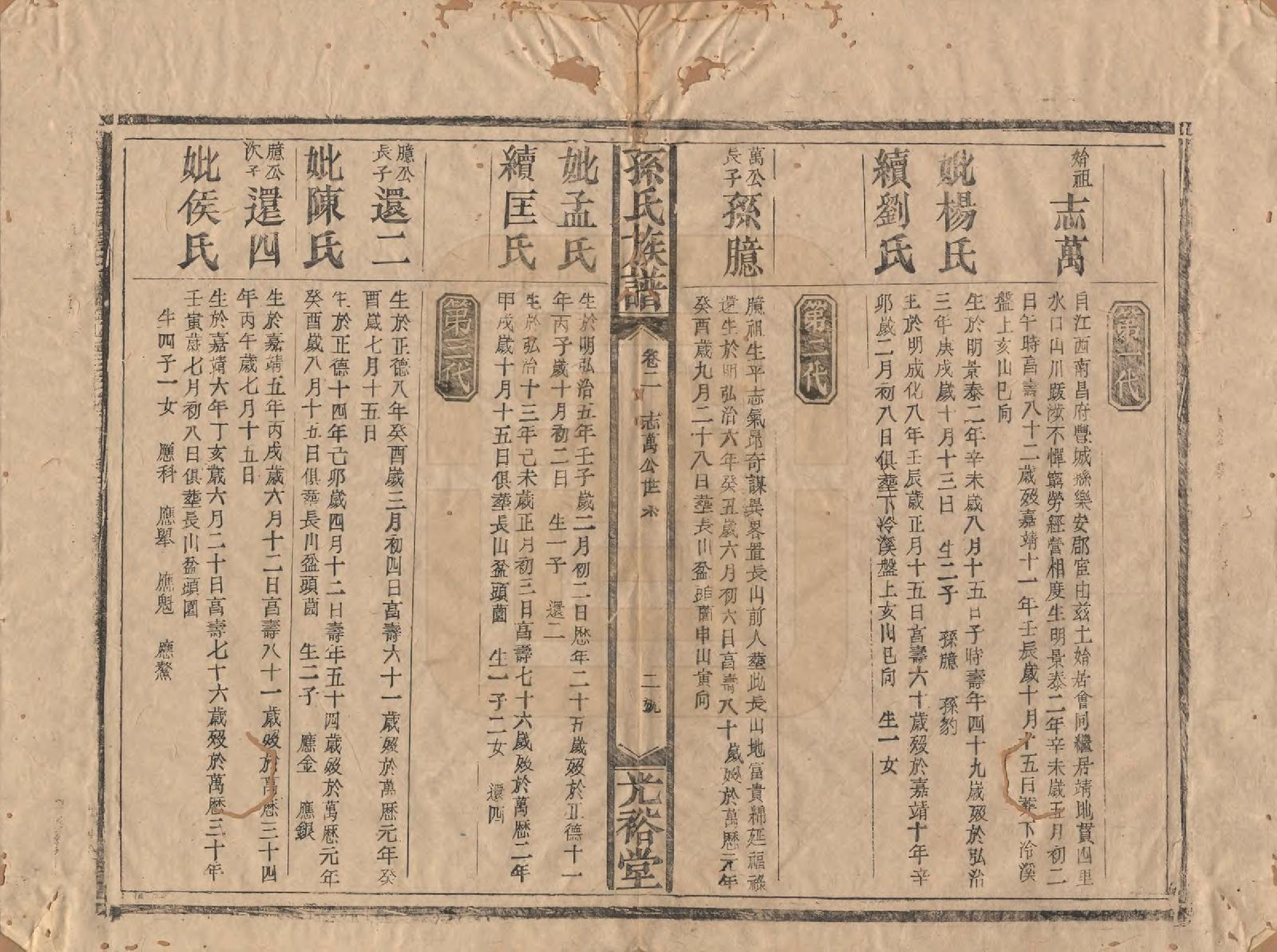 GTJP1366.孙.湖南靖州.孙氏族谱.清光绪33年[1907]_002.pdf_第2页