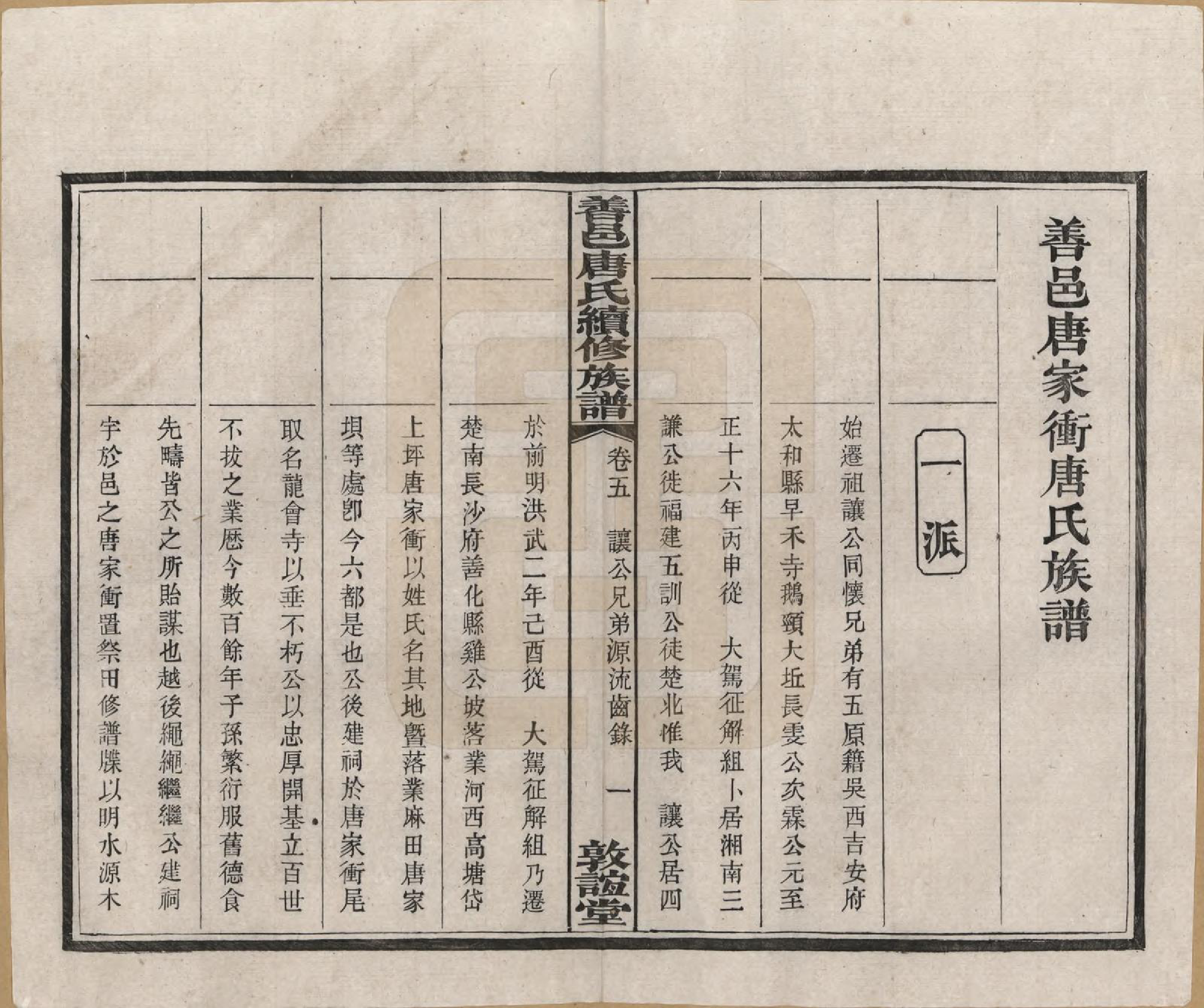 GTJP1396.唐.湖南长沙.善邑唐氏续修族谱.民国13年[1924]_005.pdf_第2页