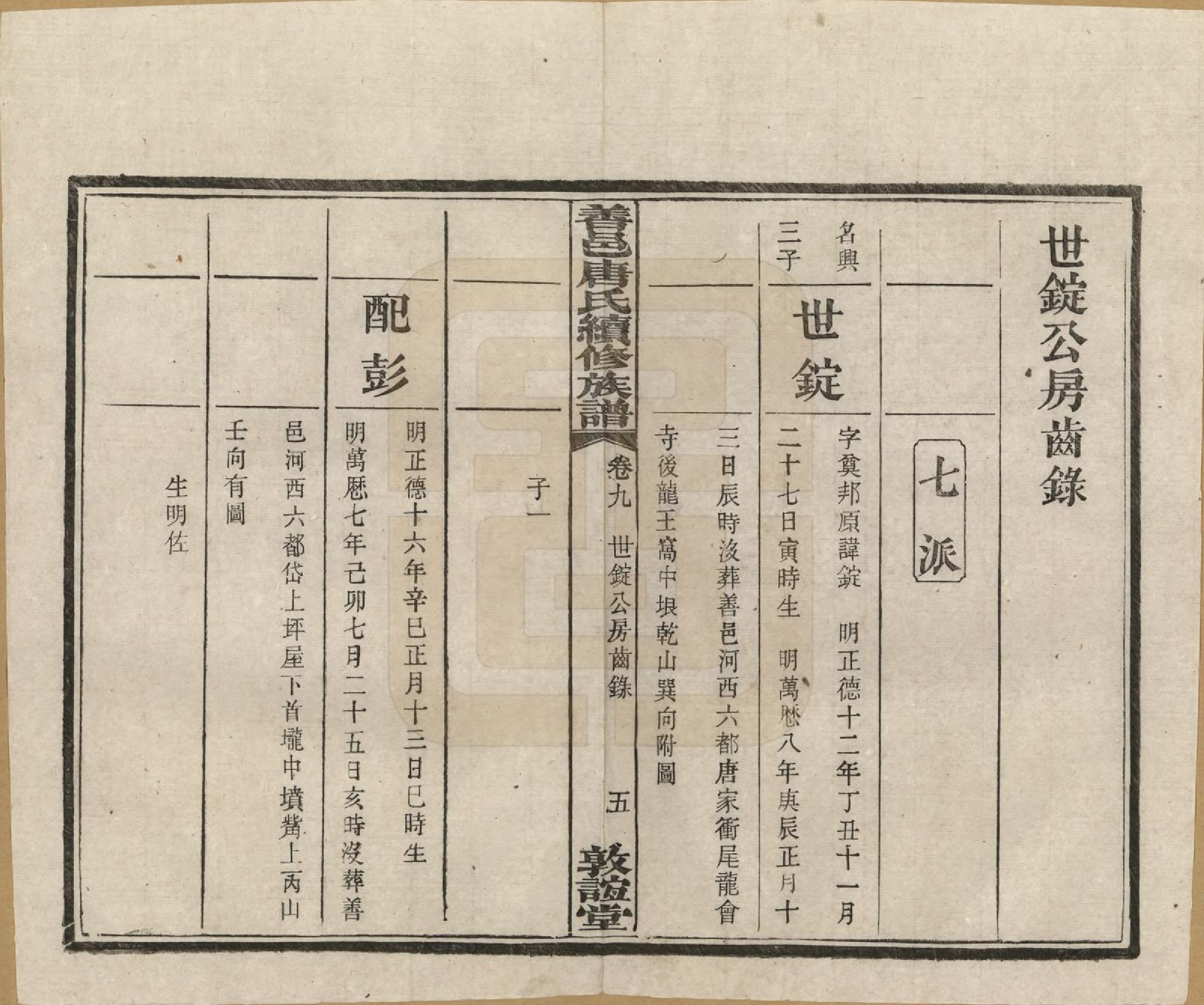 GTJP1396.唐.湖南长沙.善邑唐氏续修族谱.民国13年[1924]_009.pdf_第2页