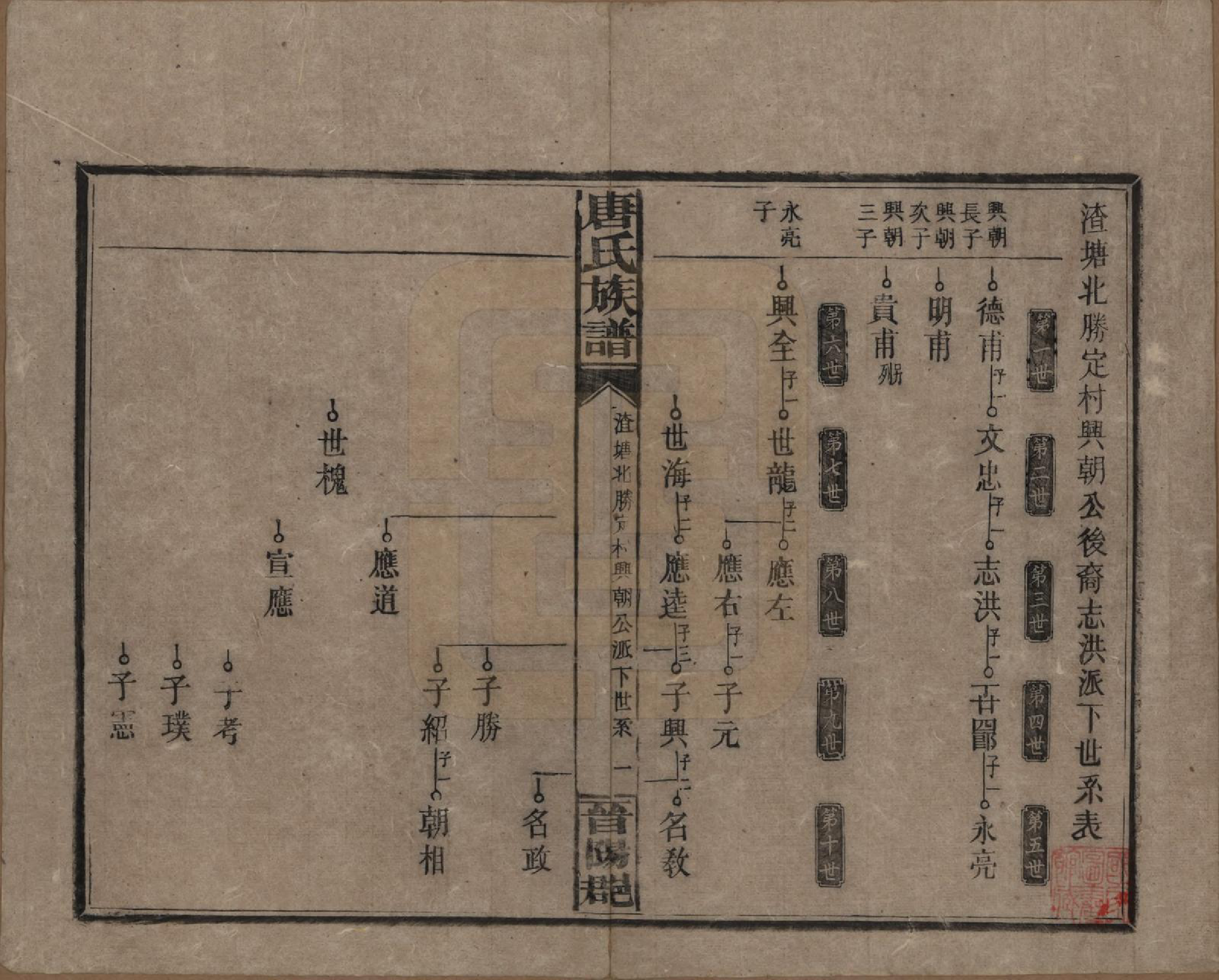 GTJP1399.唐.湖南零陵.唐氏族谱.民国25年(1936)_003.pdf_第1页