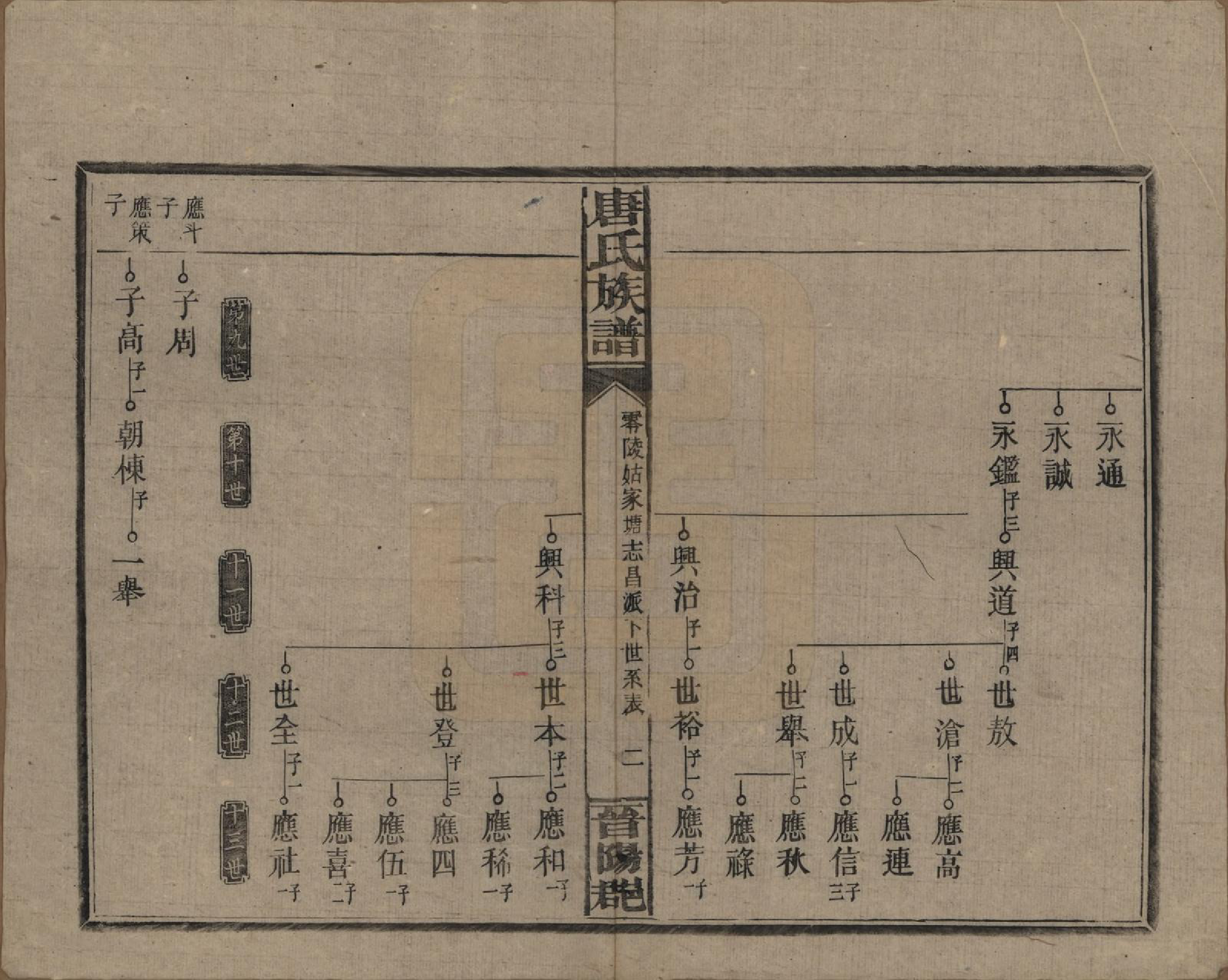 GTJP1399.唐.湖南零陵.唐氏族谱.民国25年(1936)_004.pdf_第2页