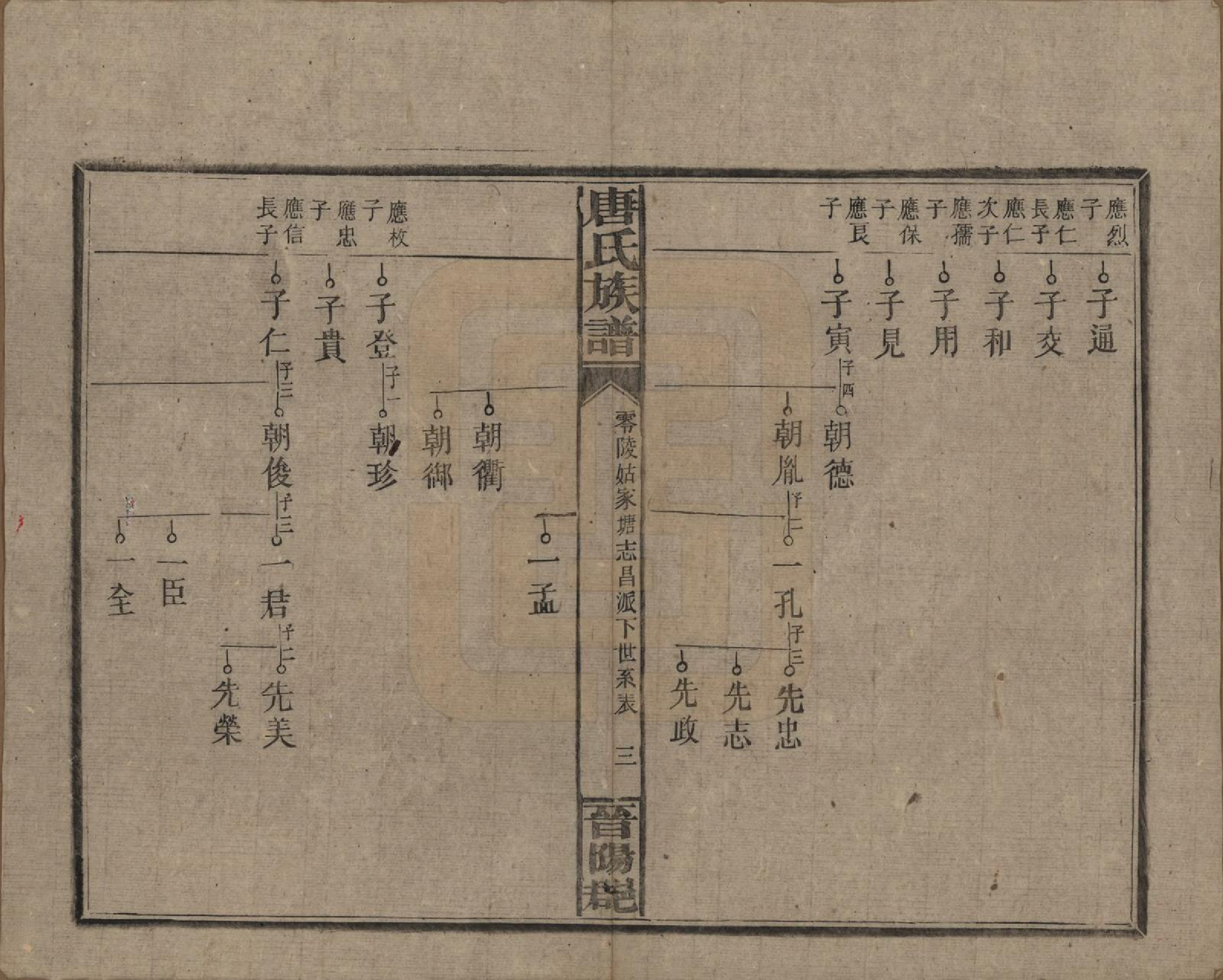 GTJP1399.唐.湖南零陵.唐氏族谱.民国25年(1936)_004.pdf_第3页