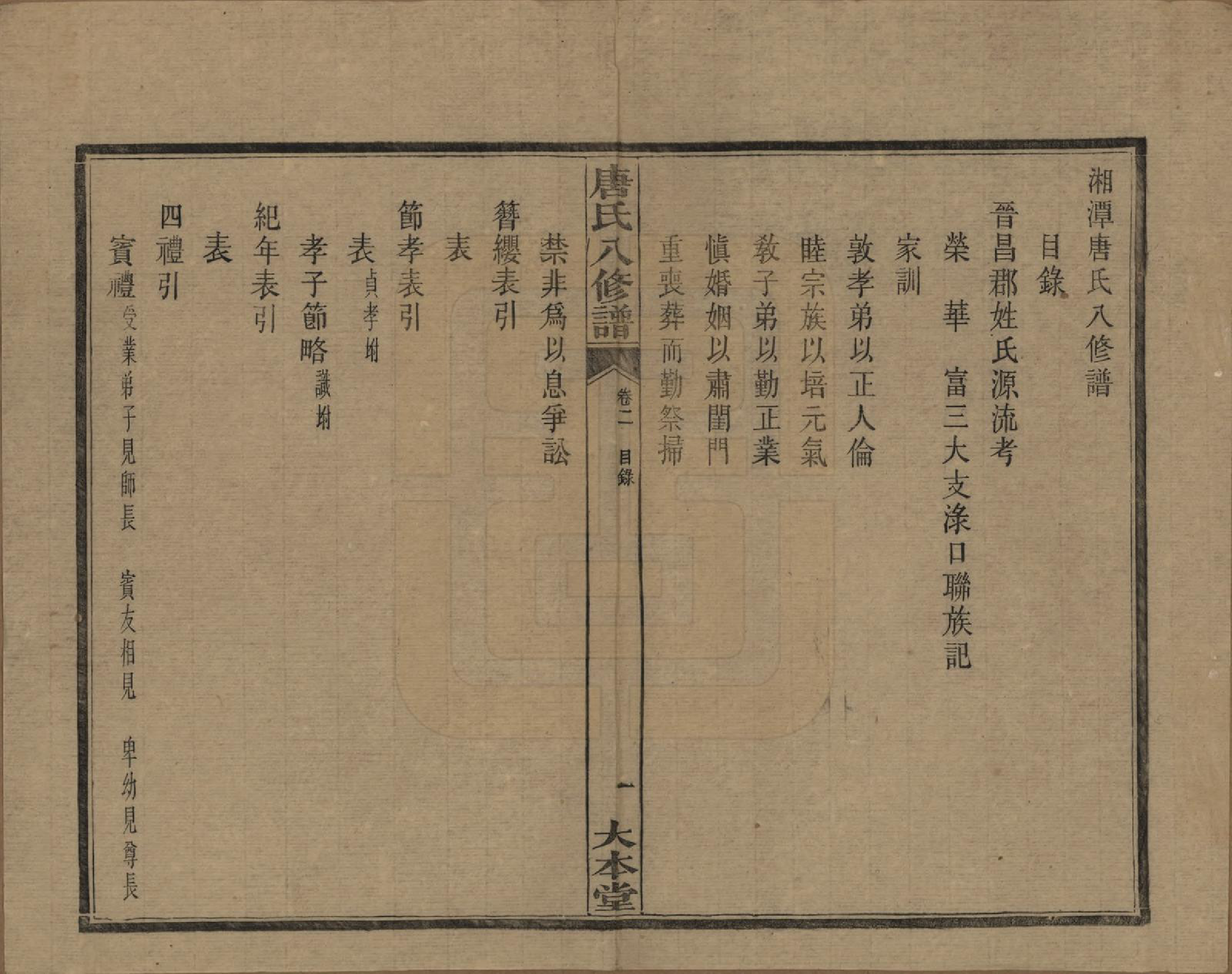 GTJP1400.唐.湖南湘潭.湘潭唐氏八修谱.民国26年[1937]_002.pdf_第2页