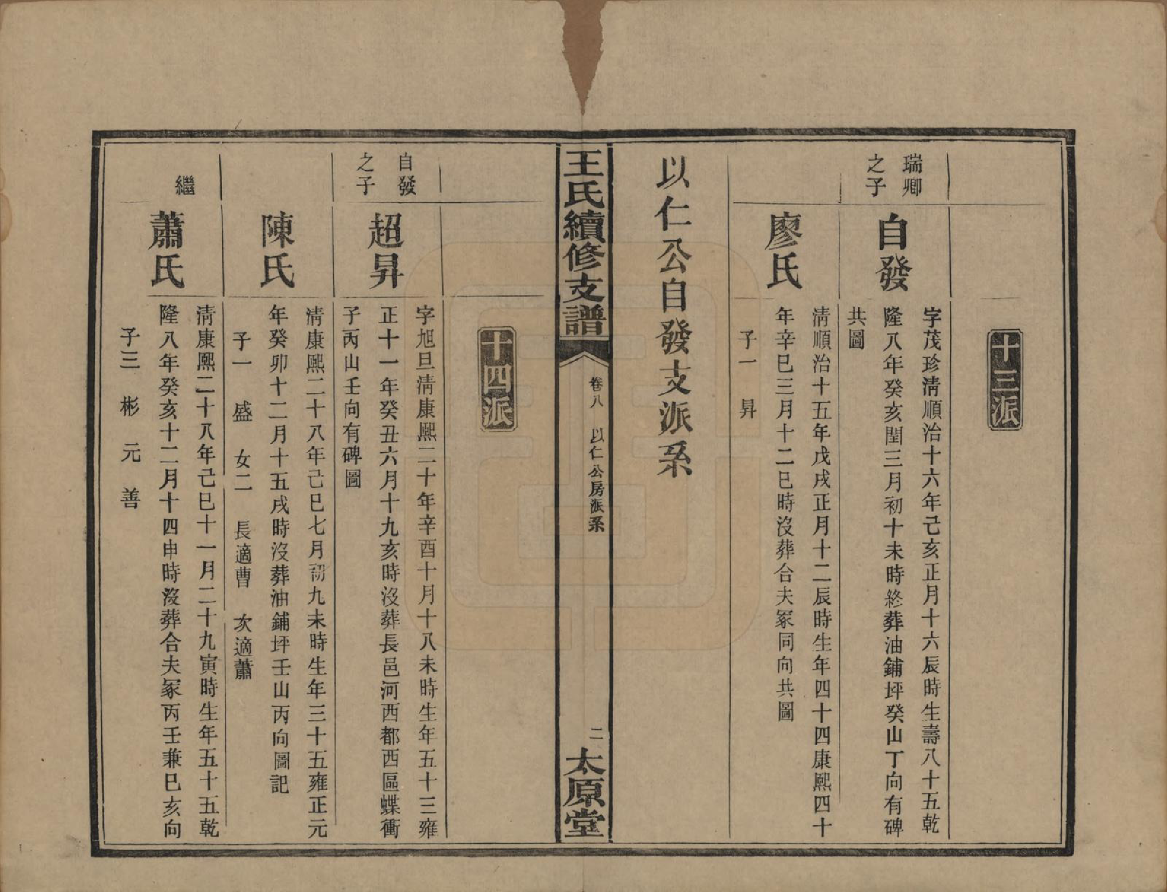 GTJP1513.王.湖南长沙.王氏续修支谱.民国22年[1933]_008.pdf_第2页