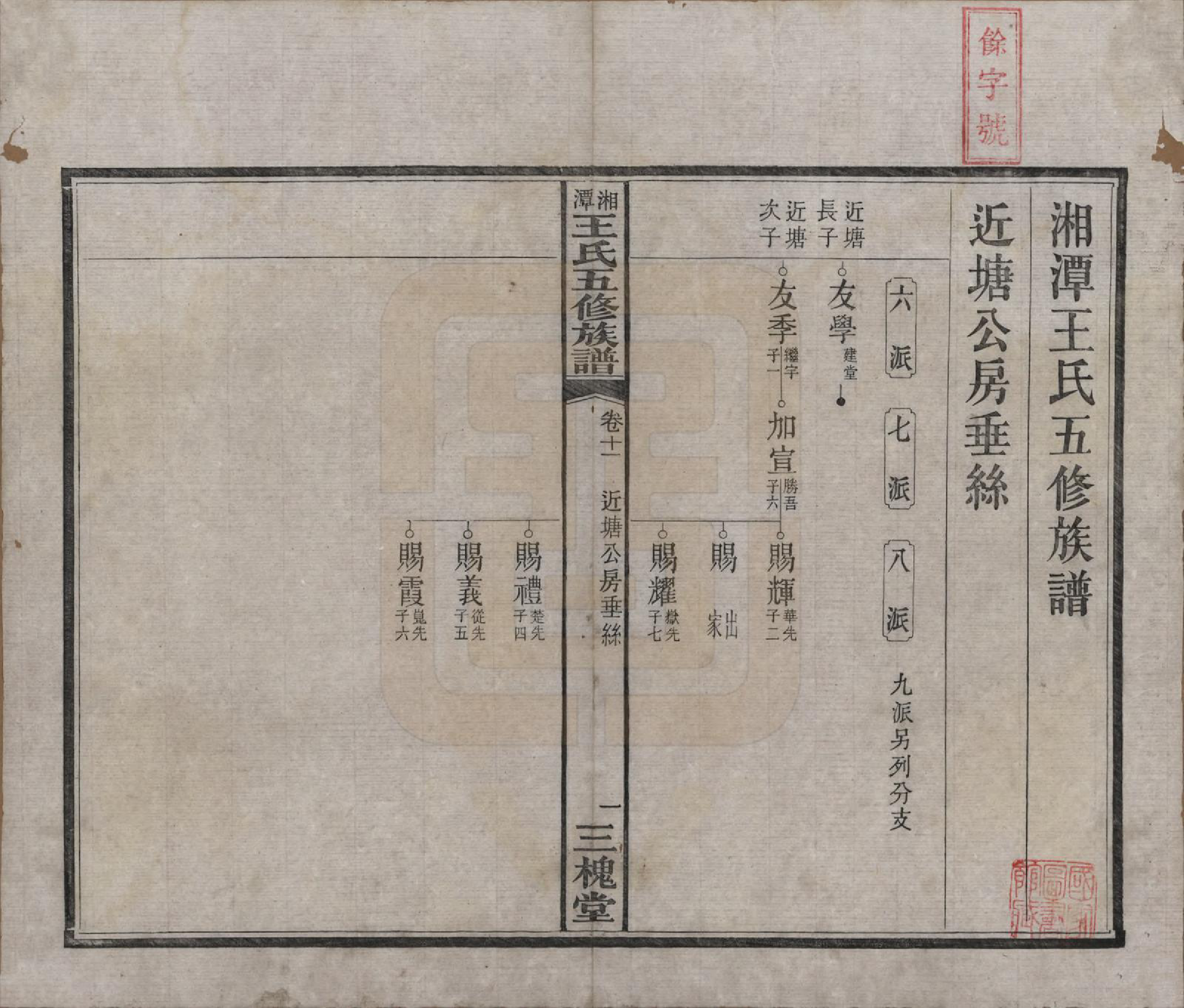 GTJP1517.王.湖南湘潭.湘潭王氏五修.民国31年（1942）_011.pdf_第2页