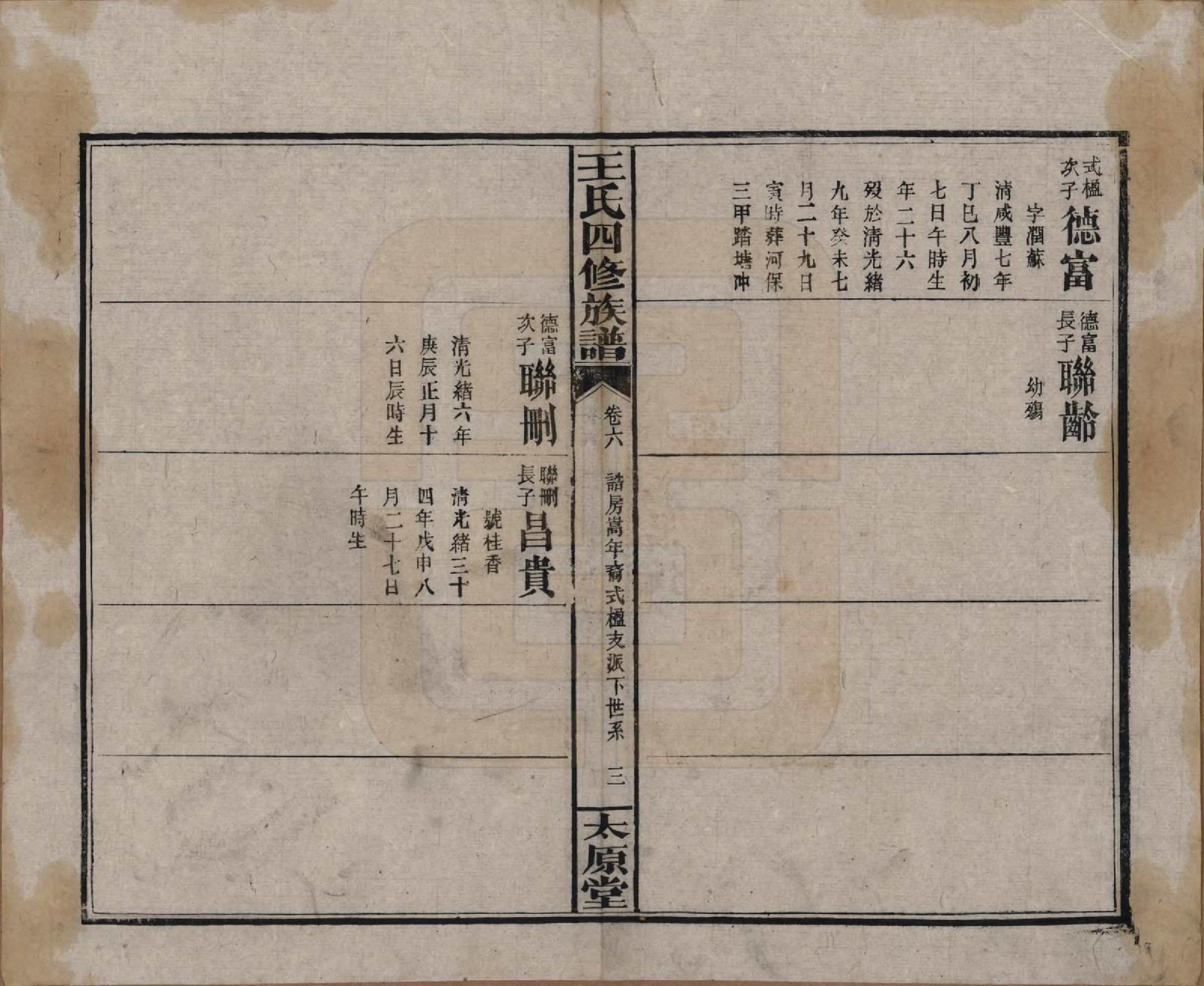 GTJP1519.王.湖南沅江.王氏四修族谱.民国32年[1943]_006.pdf_第3页