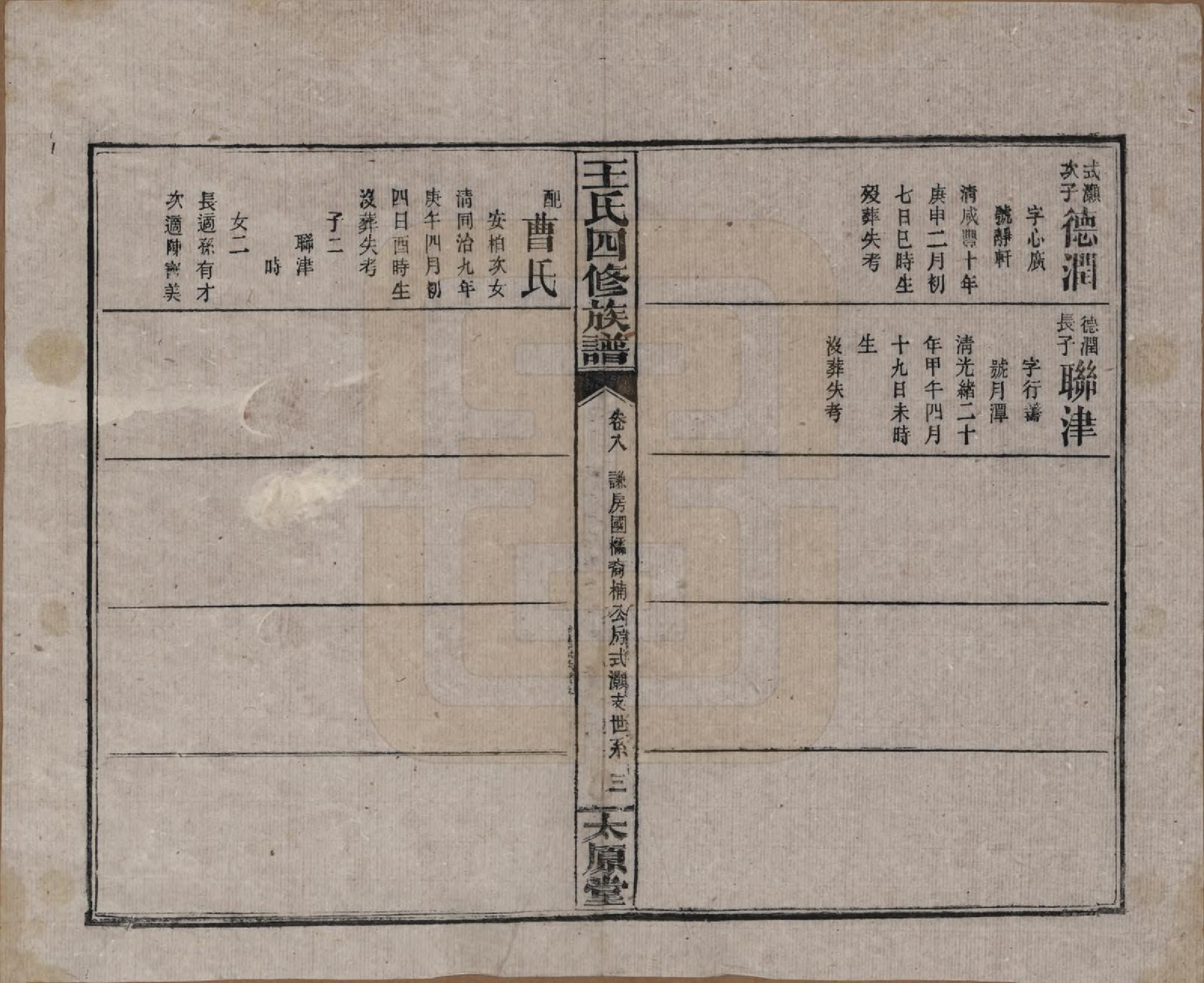 GTJP1519.王.湖南沅江.王氏四修族谱.民国32年[1943]_008.pdf_第3页