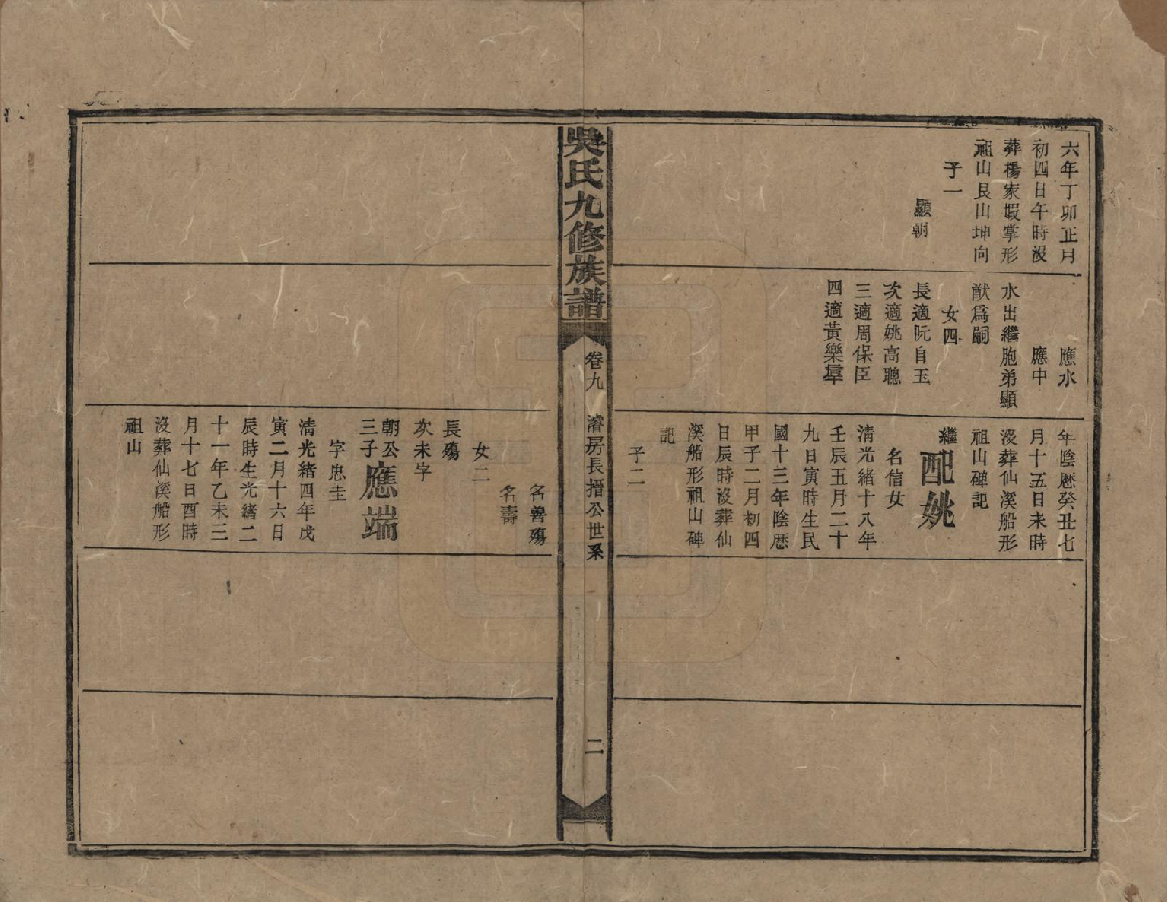 GTJP1643.吴.湖南安化.吴氏九修族谱.民国13年（1924）_009.pdf_第2页