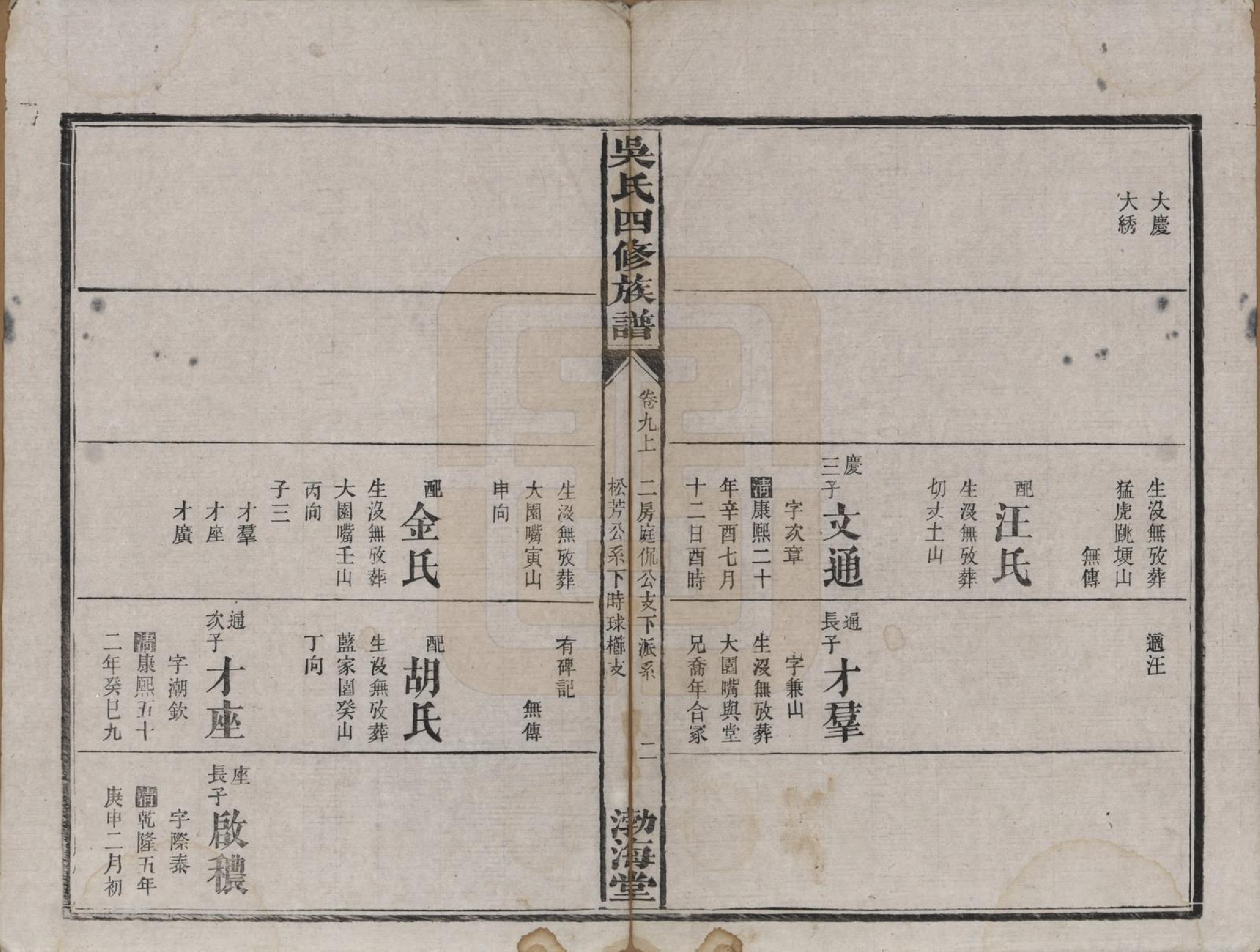 GTJP1647.吴.湖南沅江.吴氏四修族谱.民国19年（1930）_009.pdf_第2页