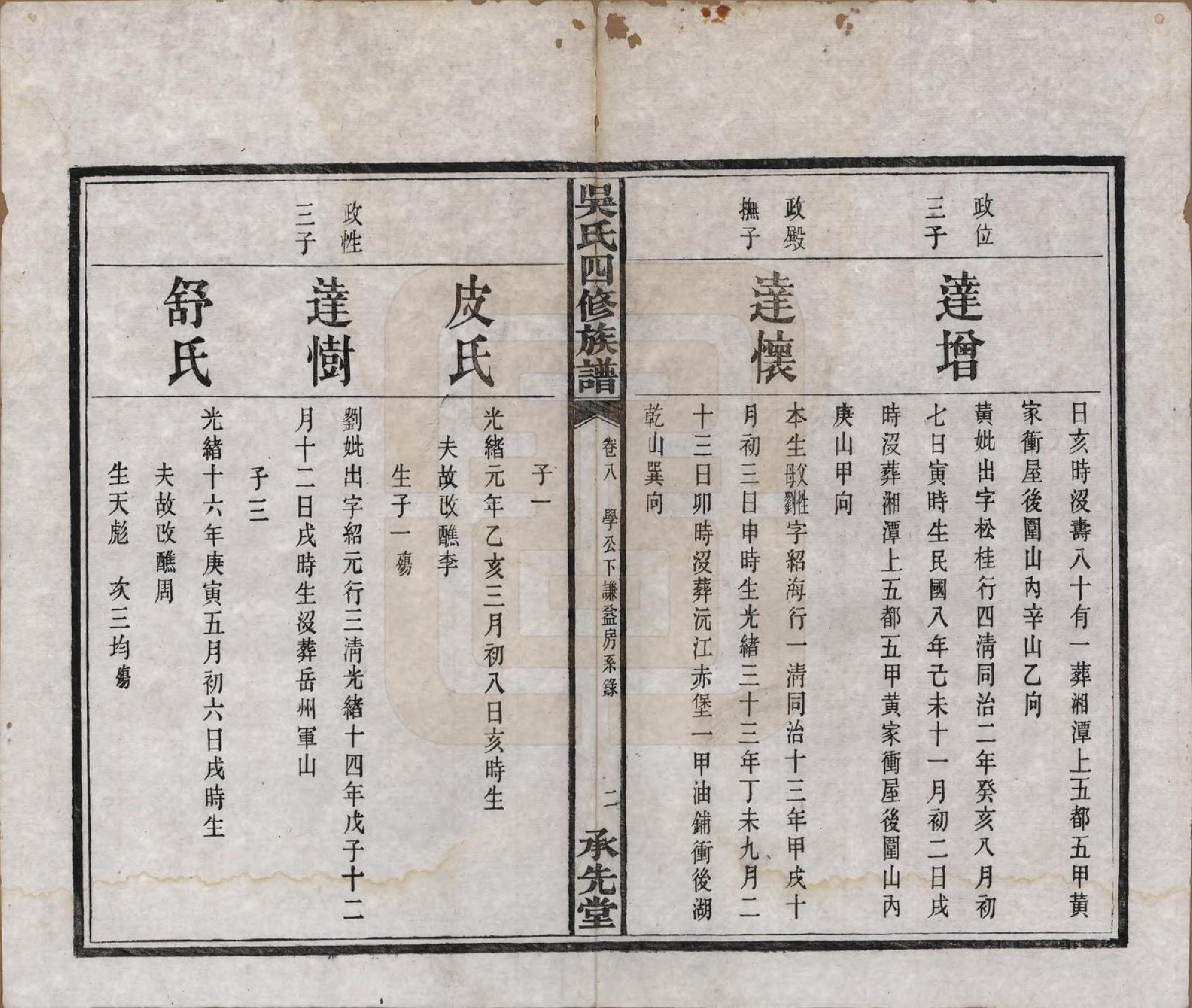 GTJP1648.吴.湖南宁乡.宁乡延陵吴氏四修族谱.民国21年[1932]_008.pdf_第3页