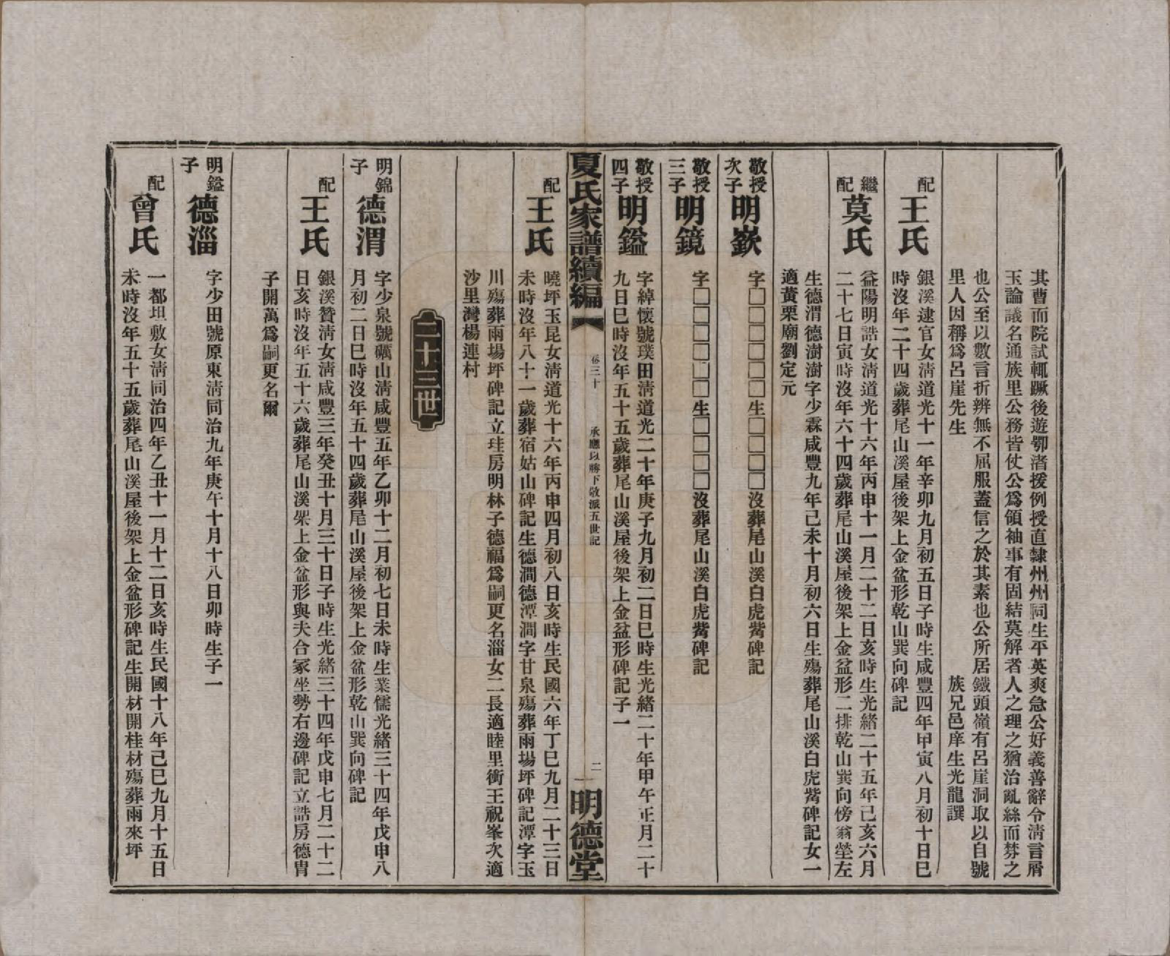 GTJP1725.夏.湖南益阳.夏氏族谱续编.民国二十年(1931)_030.pdf_第2页