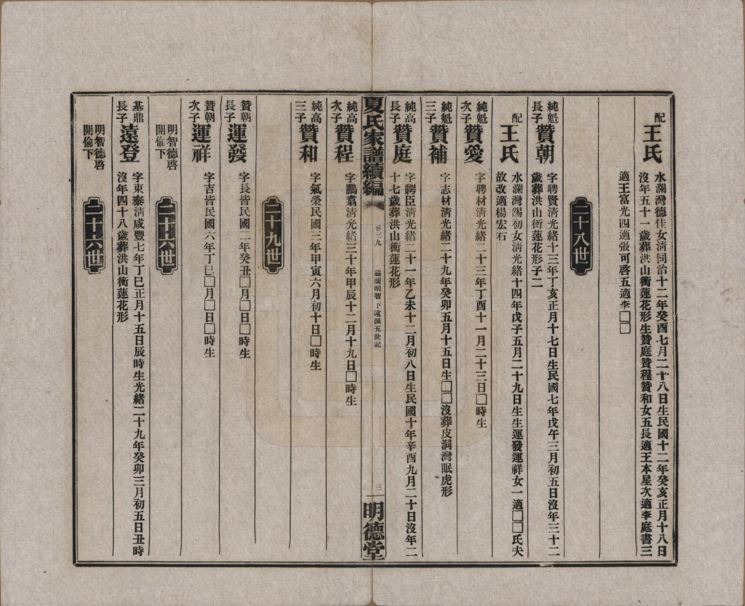 GTJP1725.夏.湖南益阳.夏氏族谱续编.民国二十年(1931)_039.pdf_第3页