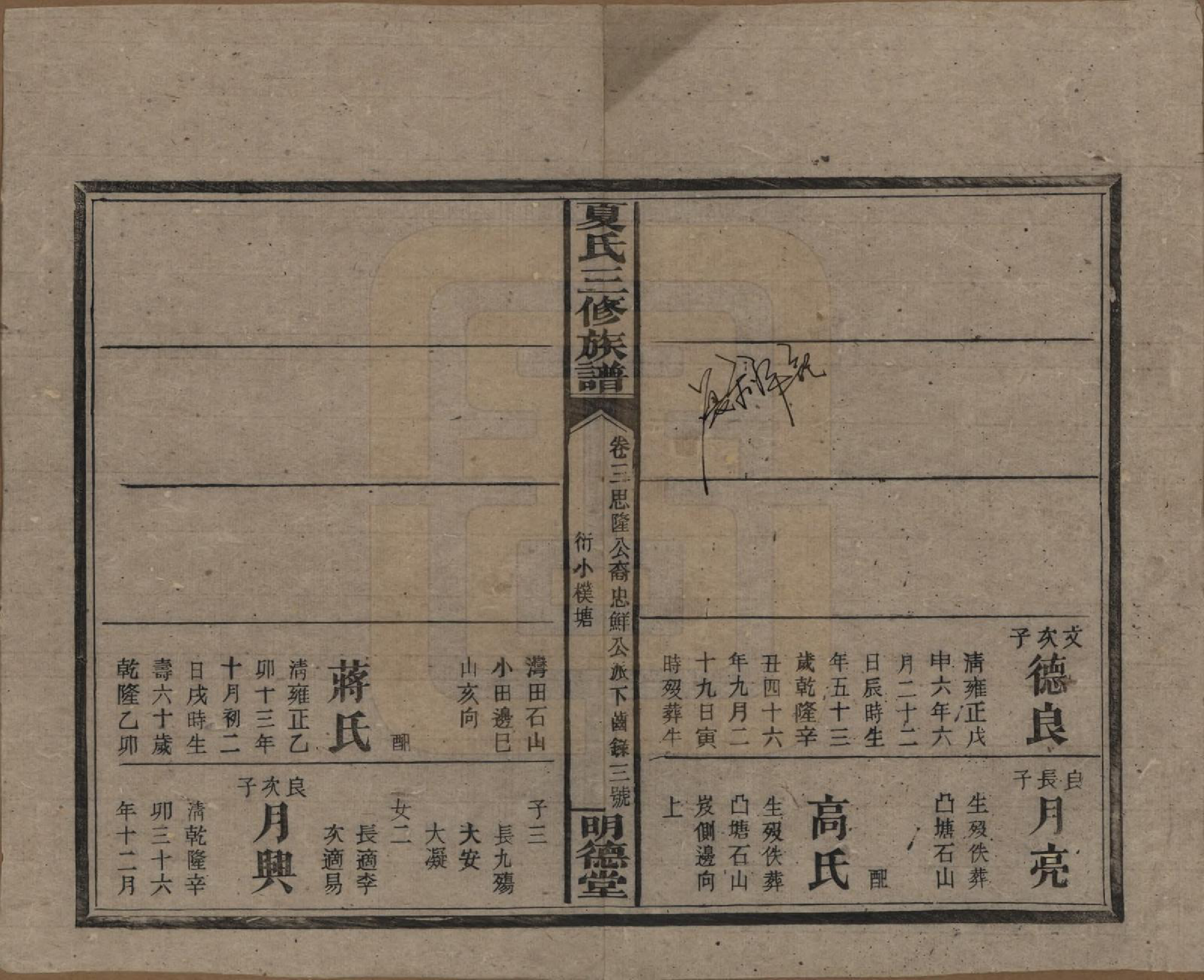 GTJP1728.夏.湖南东安.夏氏三修族谱.民国三十八年(1949)_203.pdf_第3页