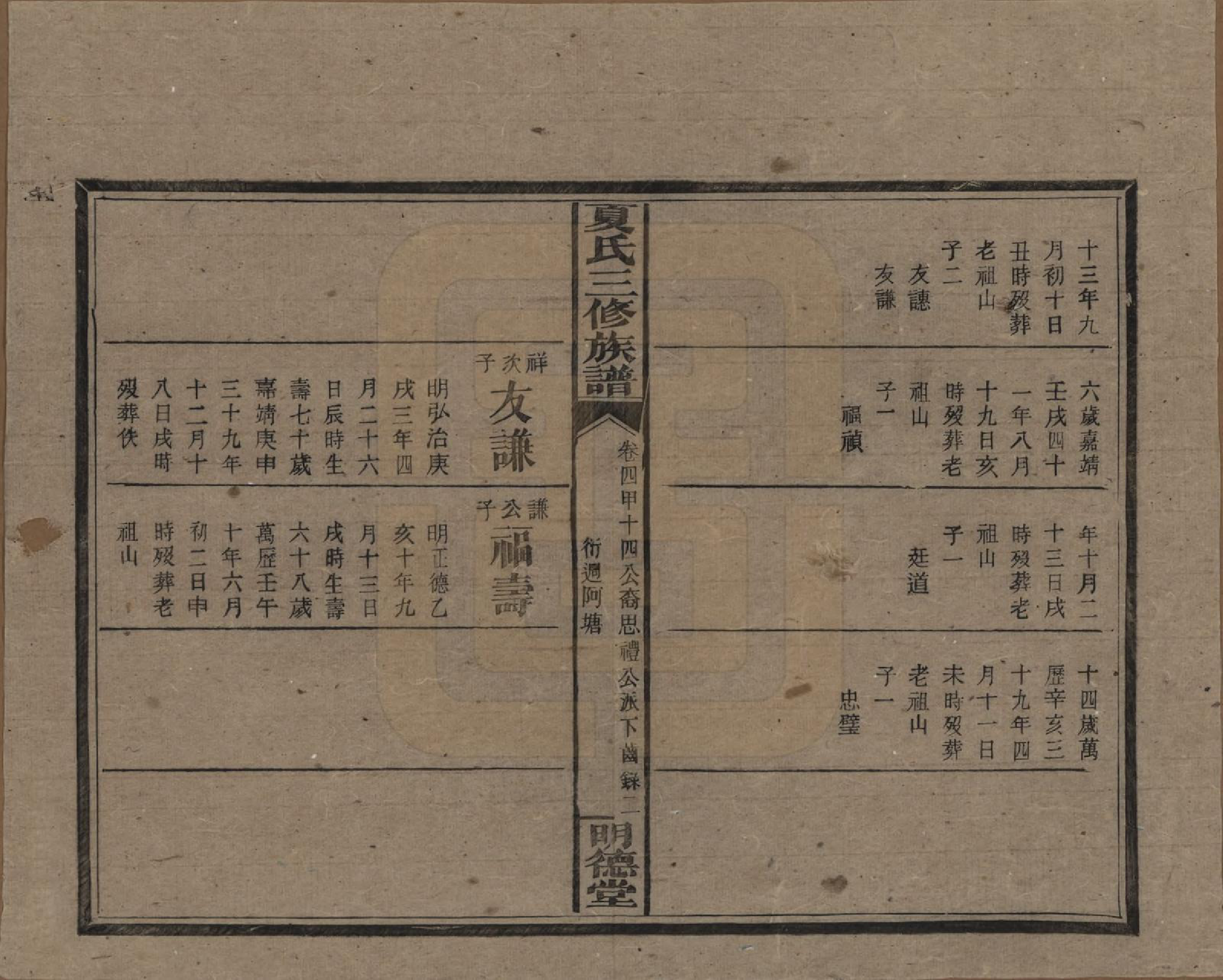 GTJP1728.夏.湖南东安.夏氏三修族谱.民国三十八年(1949)_204.pdf_第2页