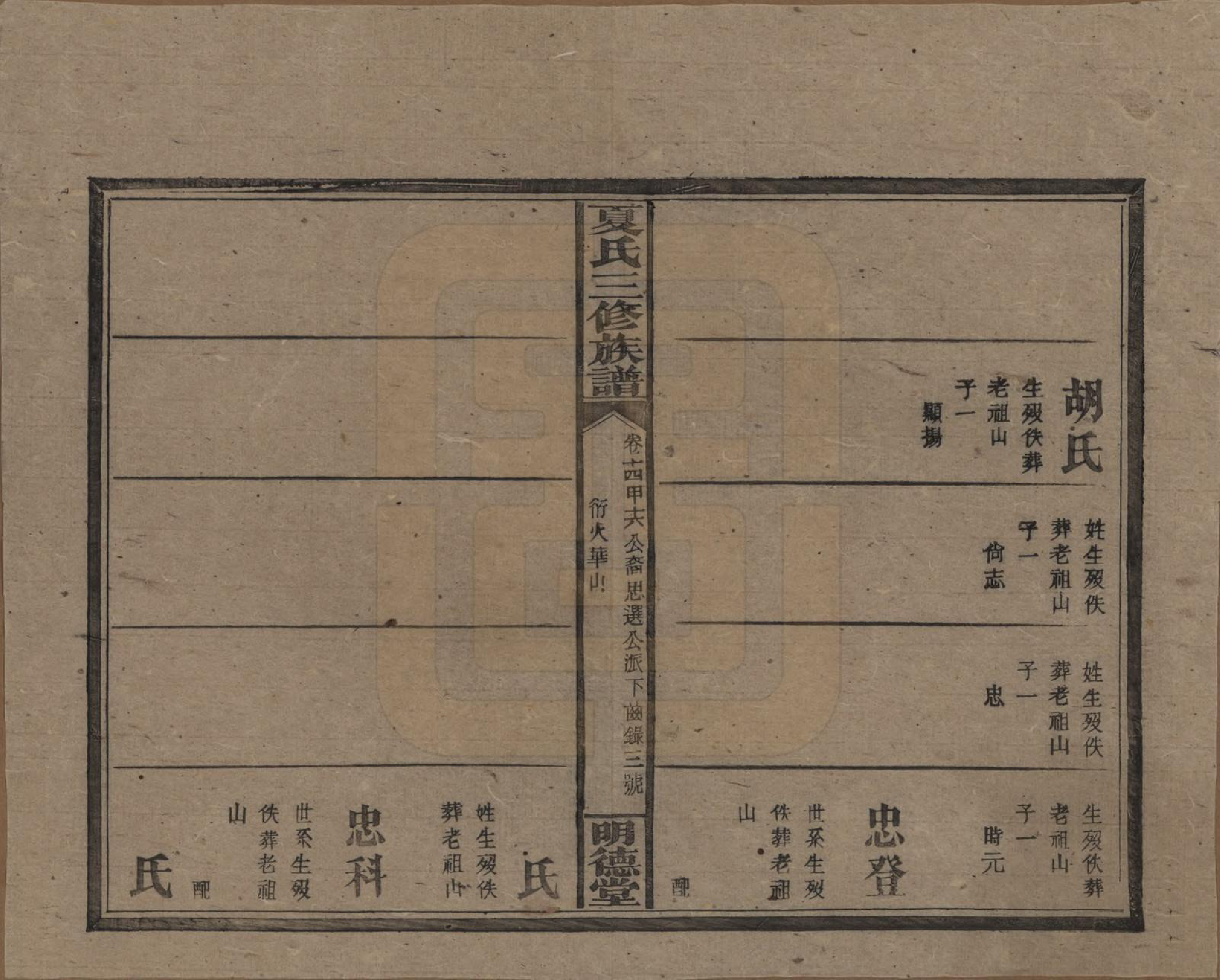 GTJP1728.夏.湖南东安.夏氏三修族谱.民国三十八年(1949)_214.pdf_第3页