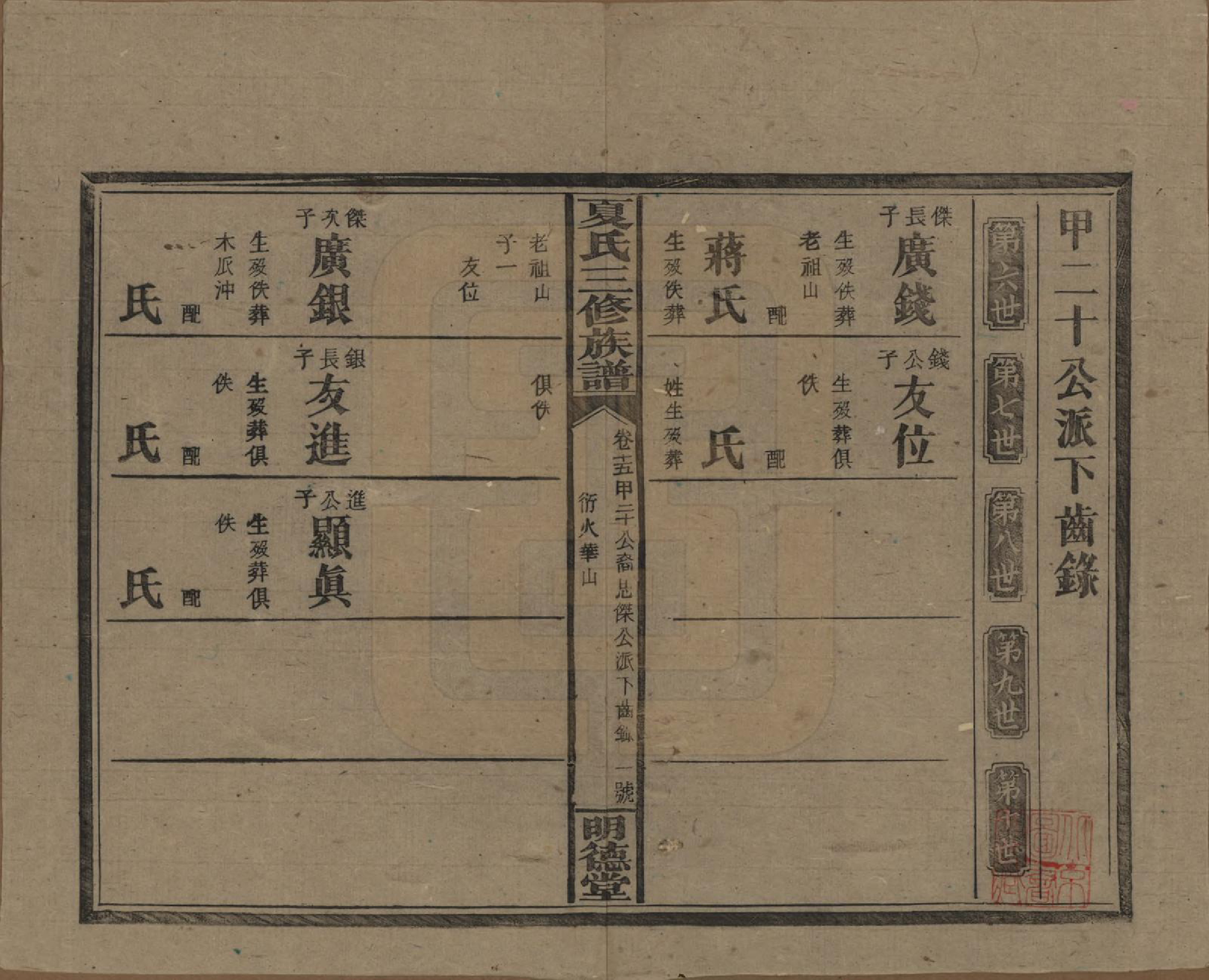 GTJP1728.夏.湖南东安.夏氏三修族谱.民国三十八年(1949)_215.pdf_第1页