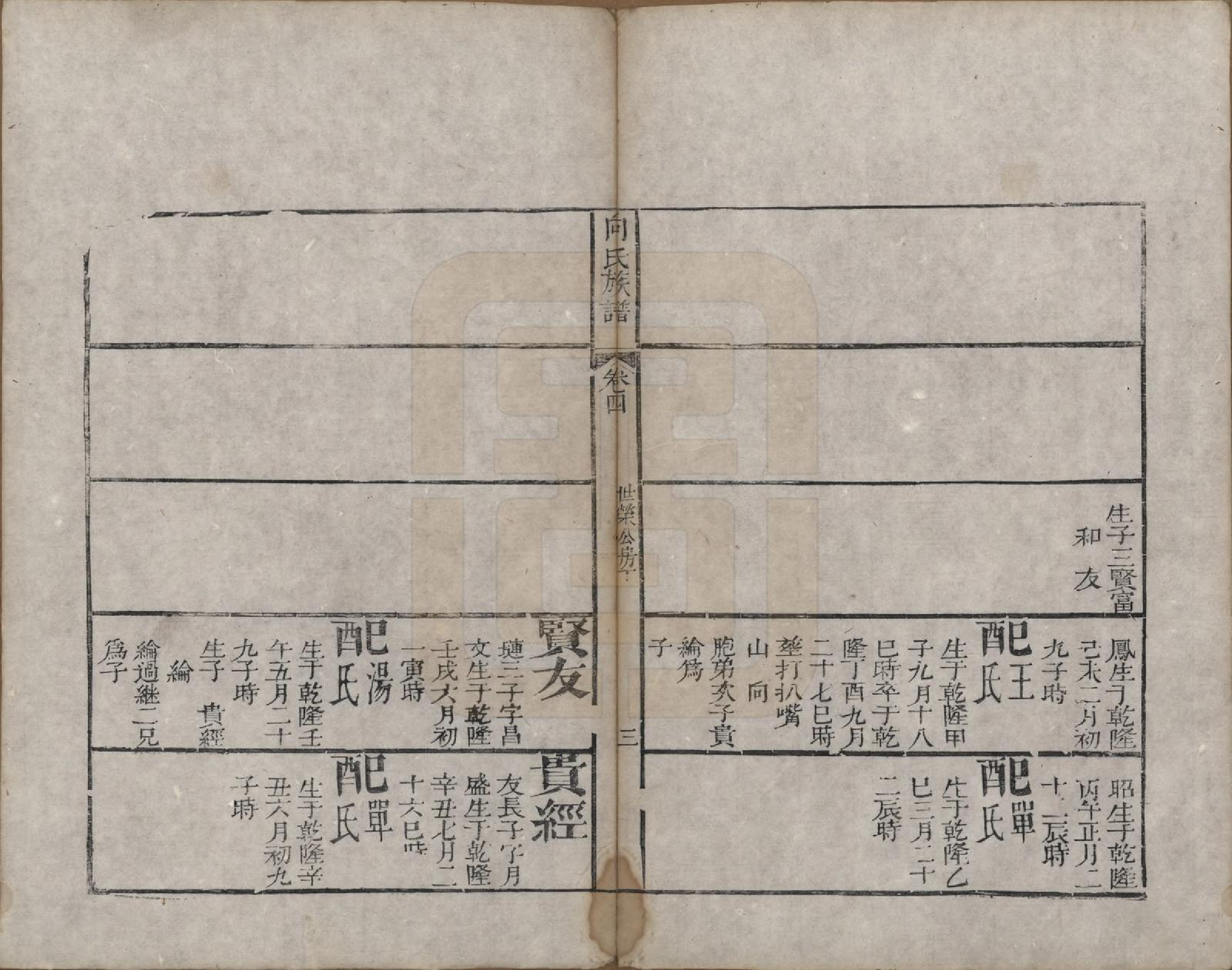 GTJP1741.向.湖南.向氏族谱.清乾隆54年[1789]_004.pdf_第3页