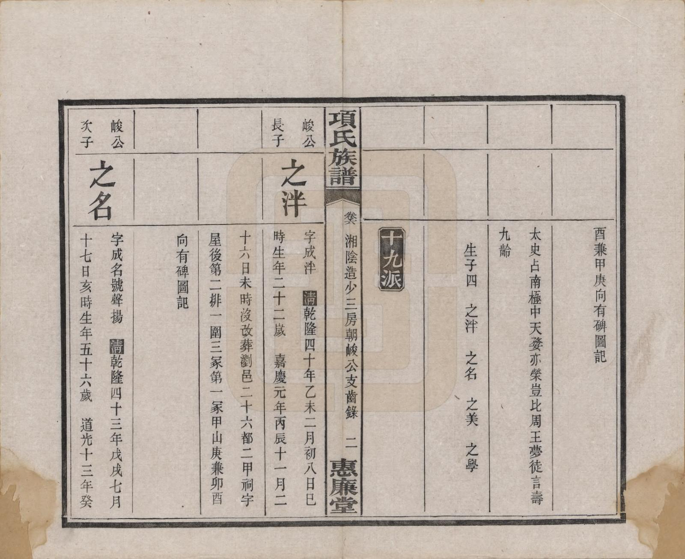 GTJP1744.项.湖南湘阳.项氏三修族谱八卷.民国二年（1913）_006.pdf_第2页