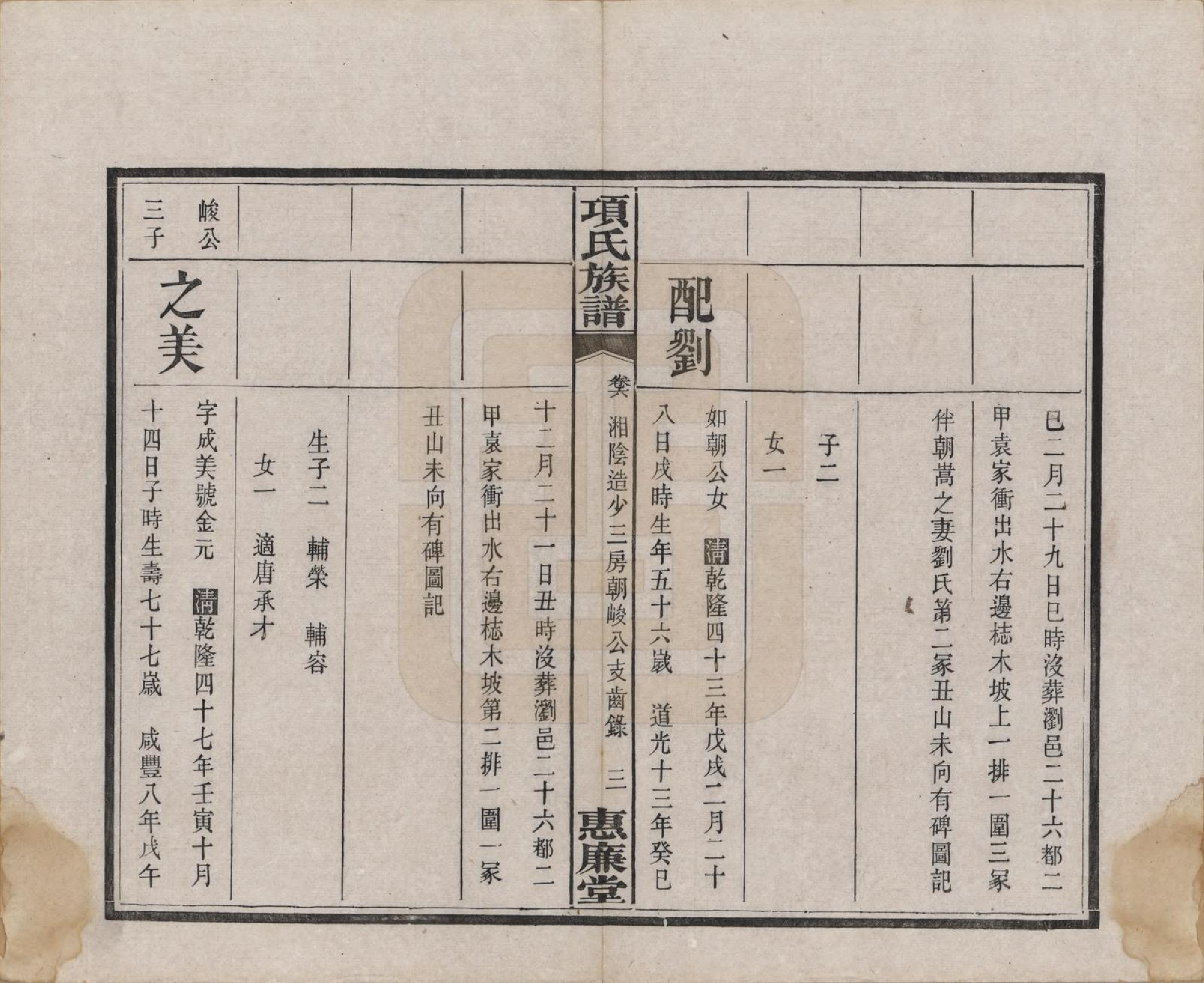 GTJP1744.项.湖南湘阳.项氏三修族谱八卷.民国二年（1913）_006.pdf_第3页