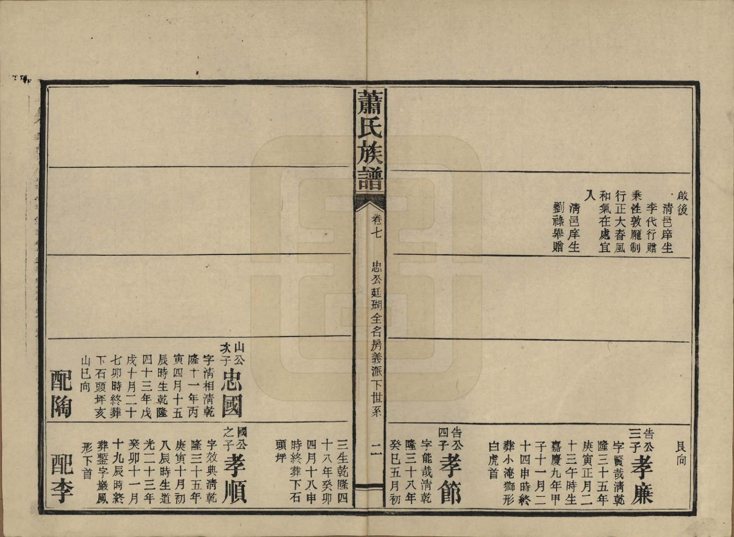 GTJP1752.萧.湖南安化.田头萧氏族谱.民国27年[1938]_007.pdf_第2页