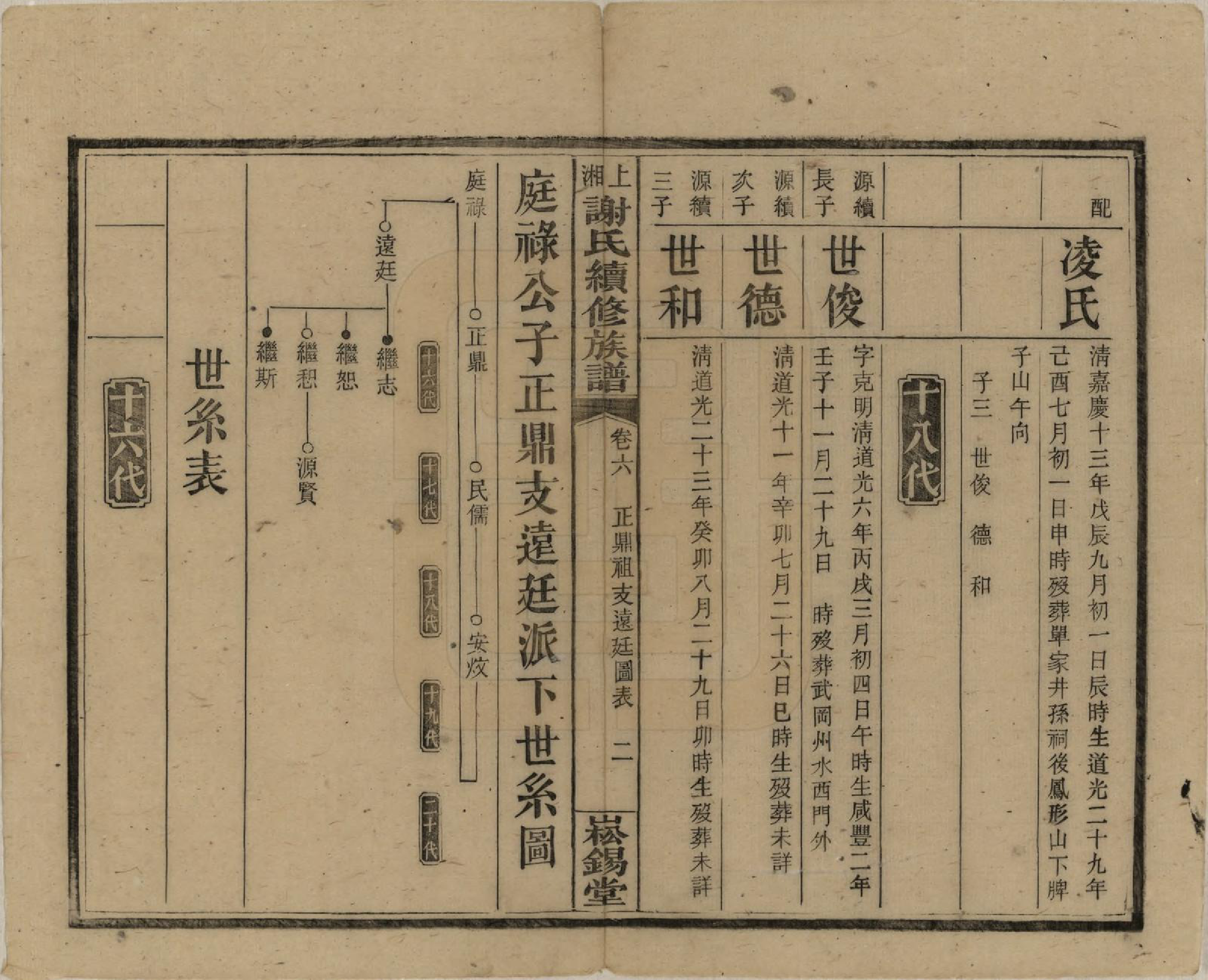 GTJP1779.谢.湖南湘乡.上湘谢氏续修族谱(又名湘乡蜡子山谢氏族谱).民国5年[1916]_006.pdf_第2页