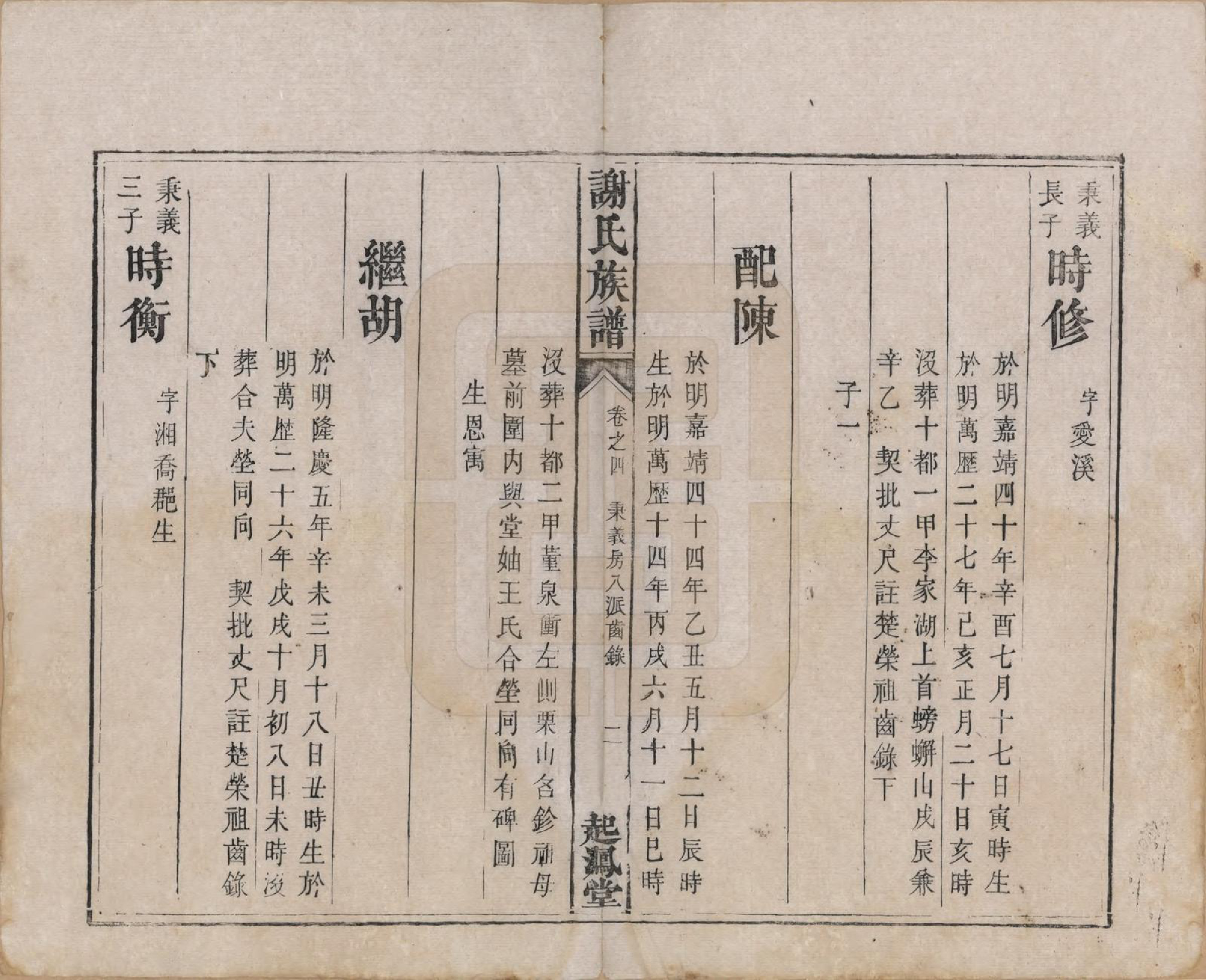 GTJP1788.谢.湖南湘潭.谢氏族谱.清道光16年[1836]_004.pdf_第2页