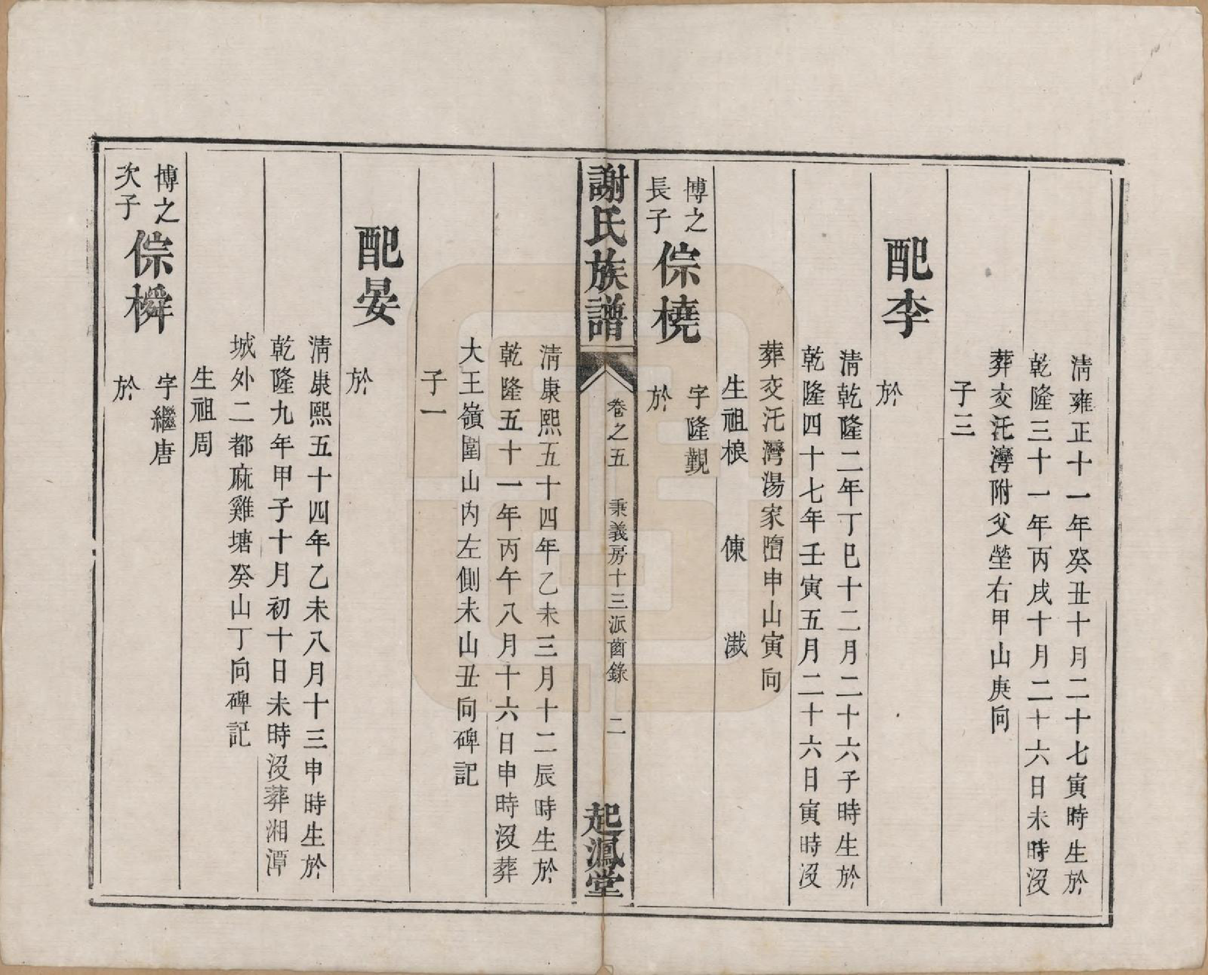 GTJP1788.谢.湖南湘潭.谢氏族谱.清道光16年[1836]_005.pdf_第2页