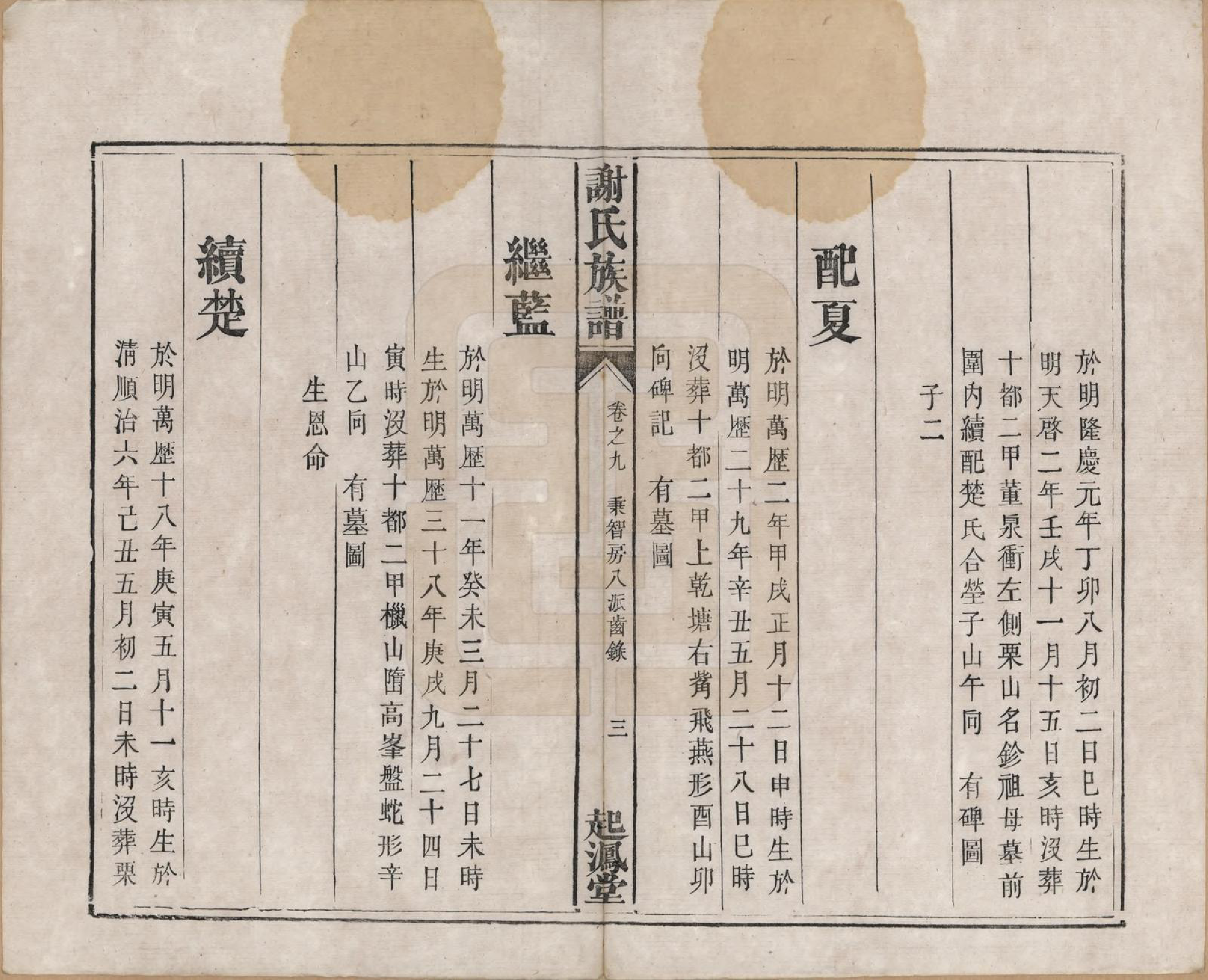 GTJP1788.谢.湖南湘潭.谢氏族谱.清道光16年[1836]_009.pdf_第3页